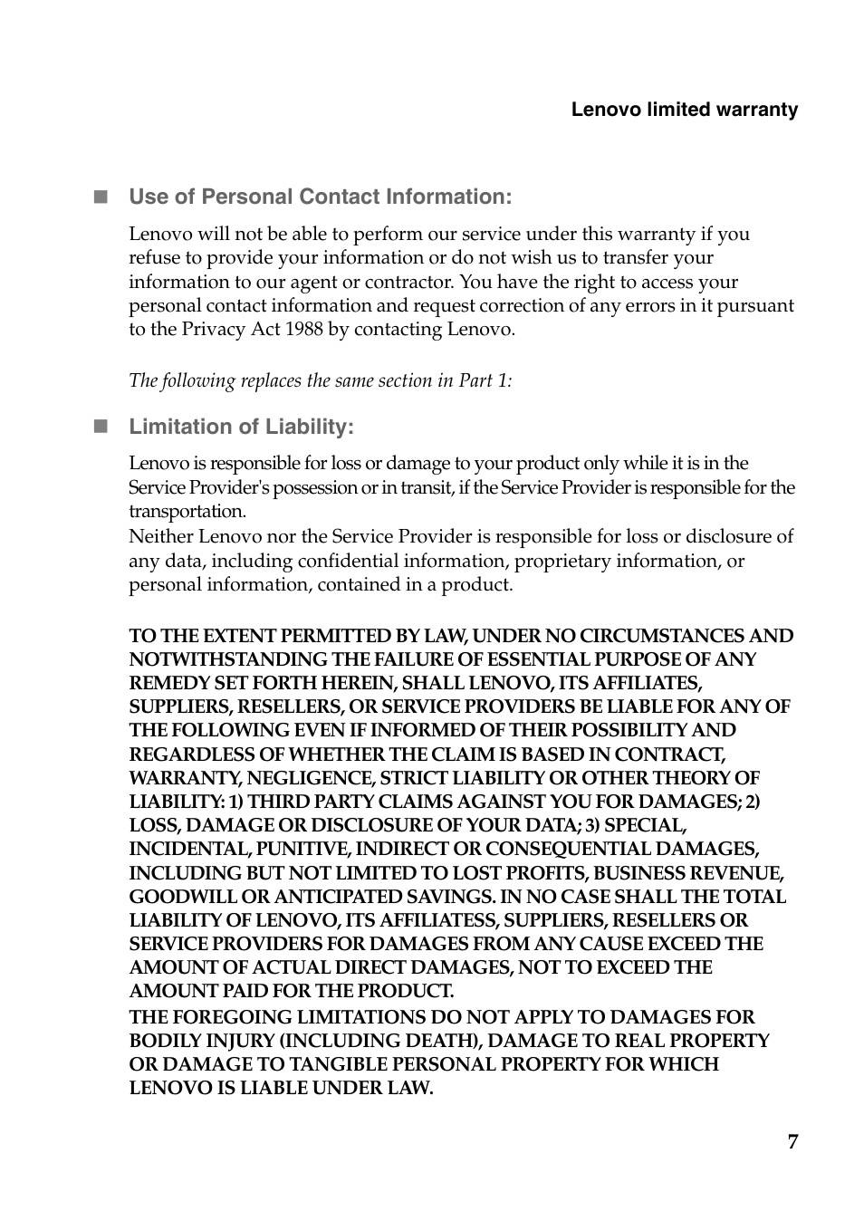 Lenovo IdeaPad Z480 User Manual | Page 7 / 20