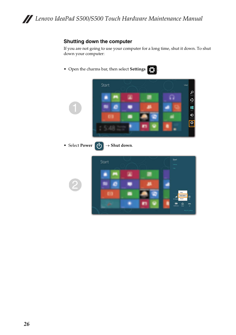 Lenovo IdeaPad S500 Notebook User Manual | Page 30 / 84