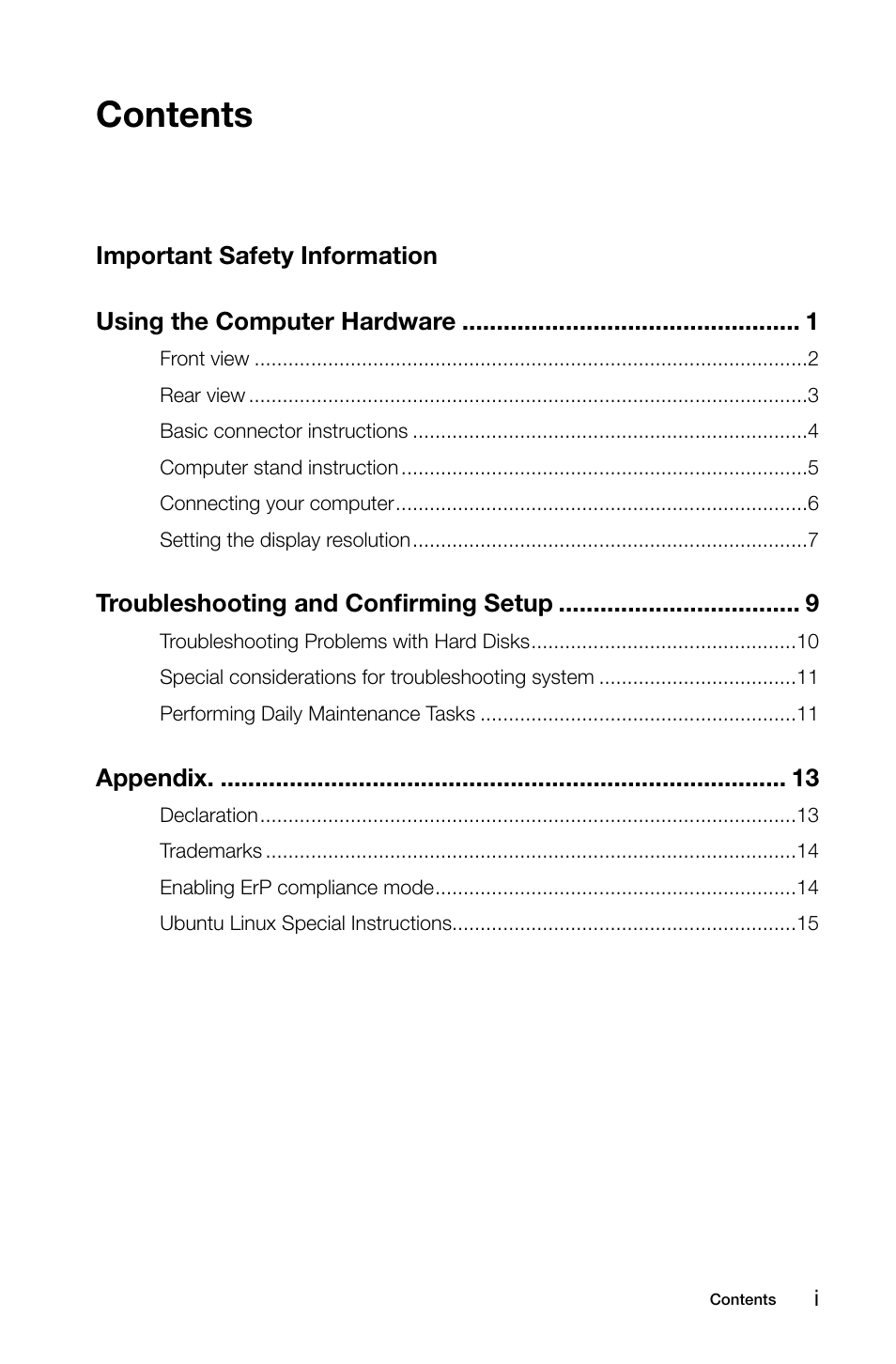 Lenovo IdeaCentre Q190 Desktop User Manual | Page 4 / 21