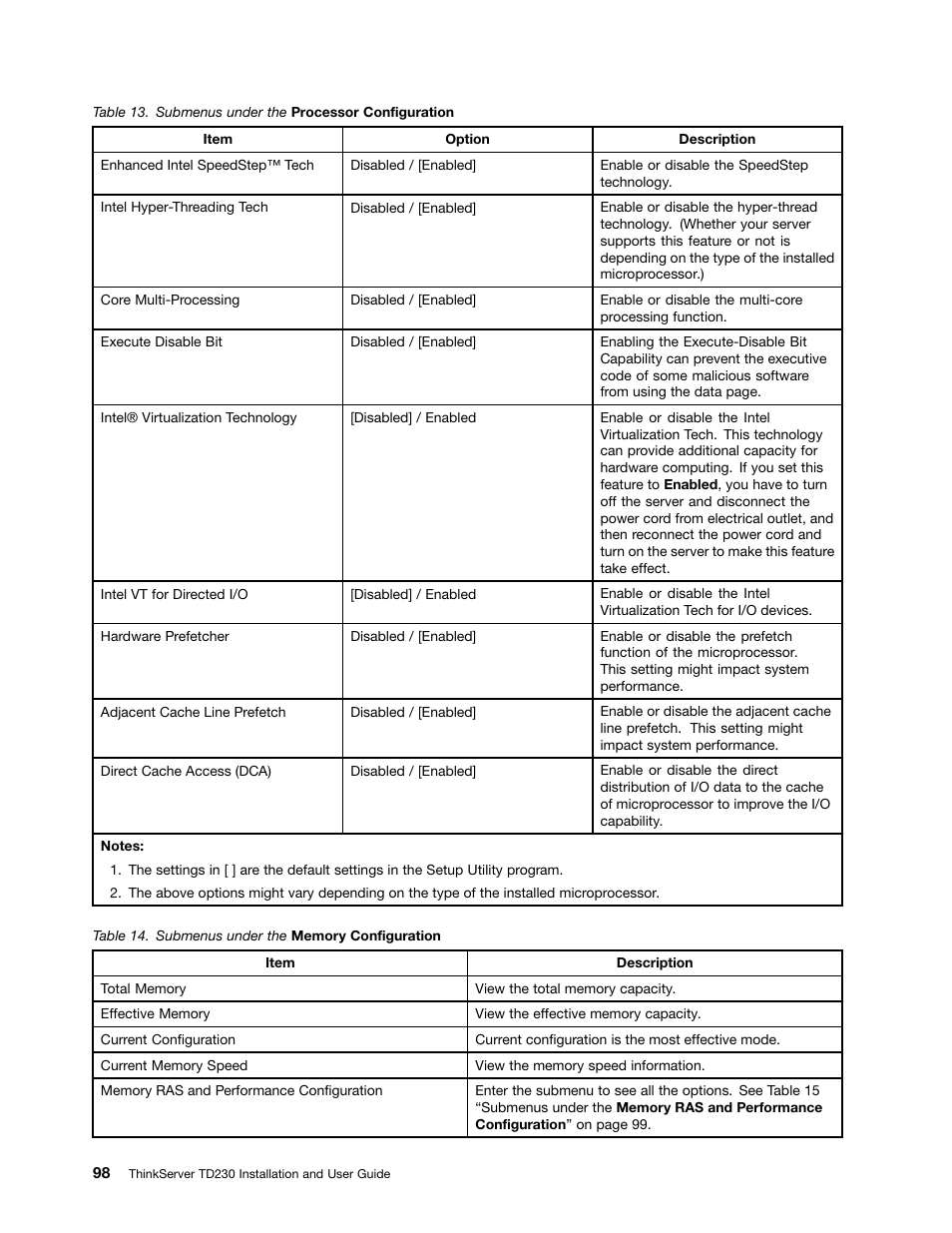 Lenovo THINKSERVER TD230 User Manual | Page 108 / 150