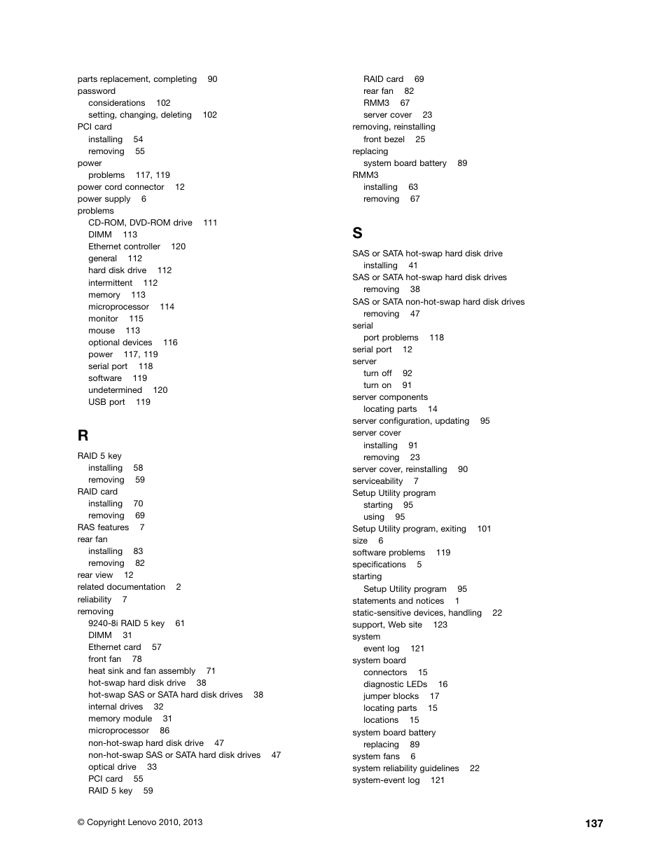 Lenovo THINKSERVER TD230 User Manual | Page 147 / 150