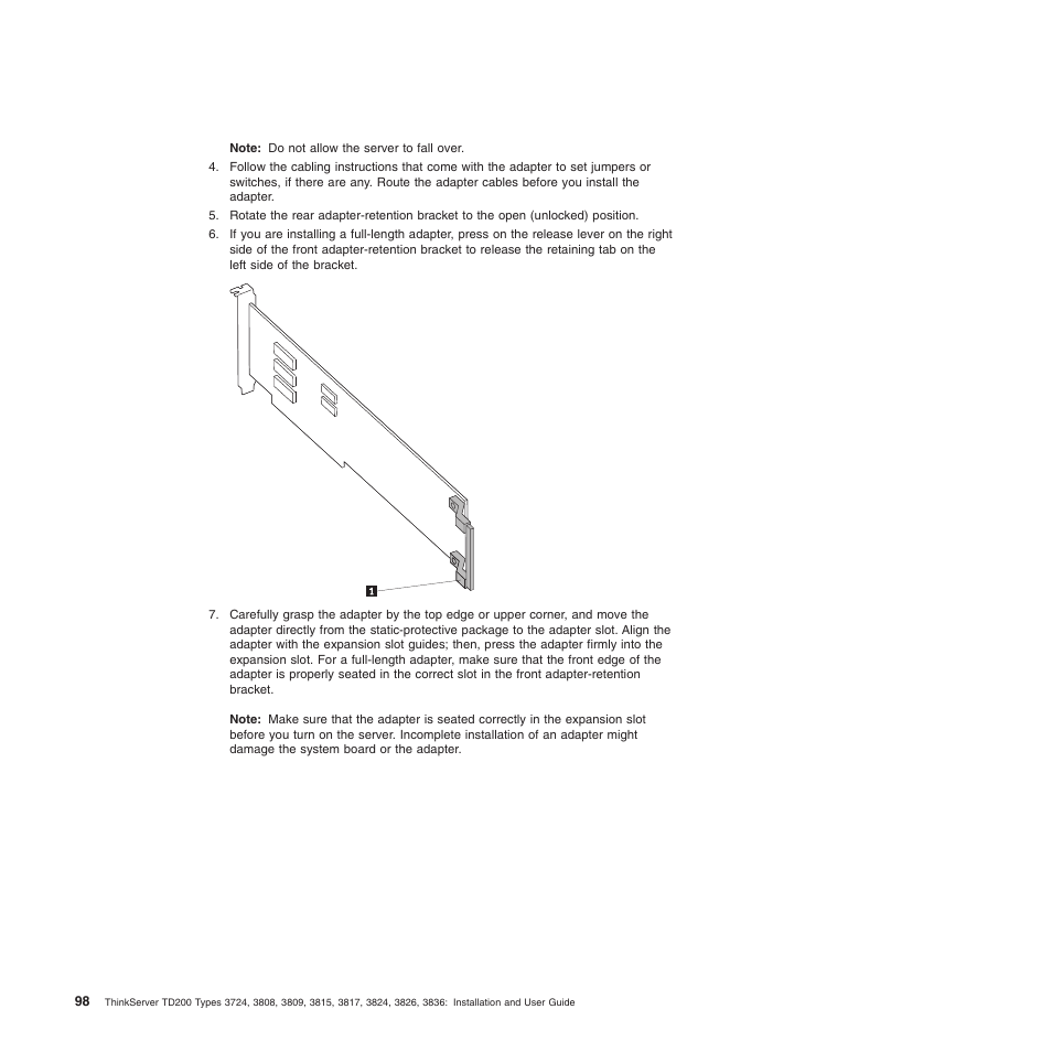 Lenovo ThinkServer TD200 User Manual | Page 116 / 228
