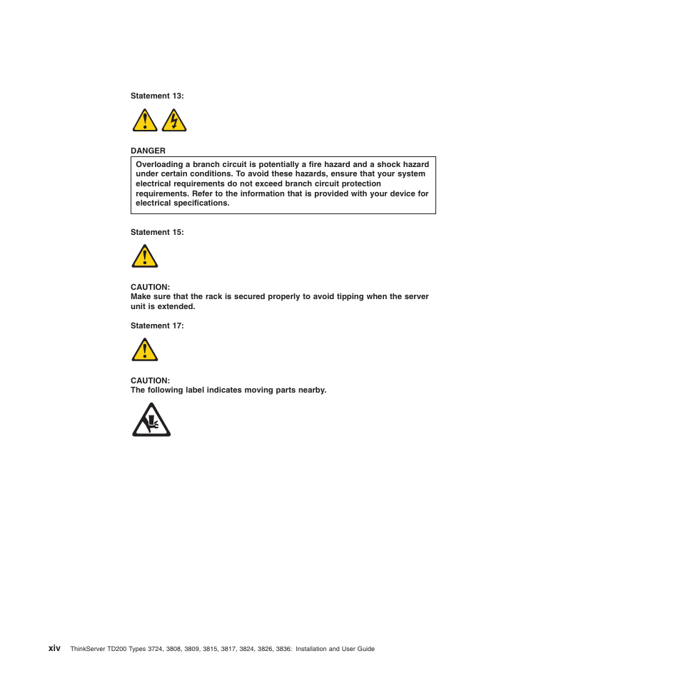 Lenovo ThinkServer TD200 User Manual | Page 16 / 228