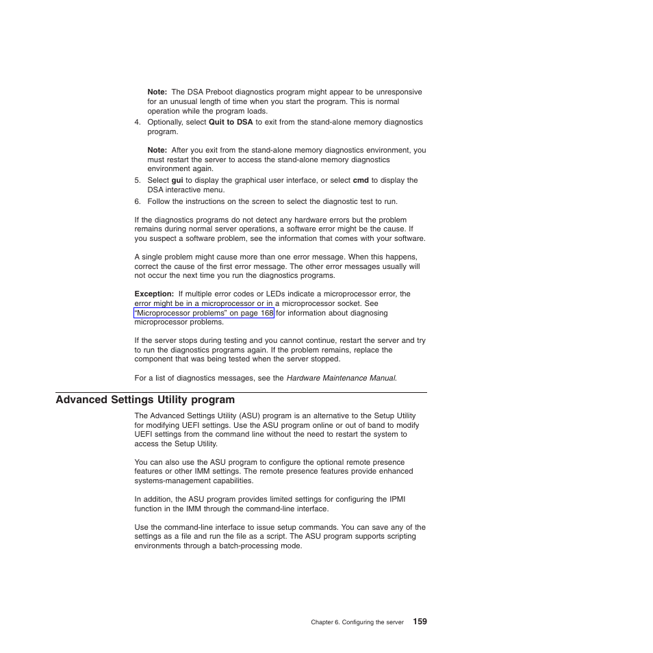 Advanced settings utility program | Lenovo ThinkServer TD200 User Manual | Page 177 / 228