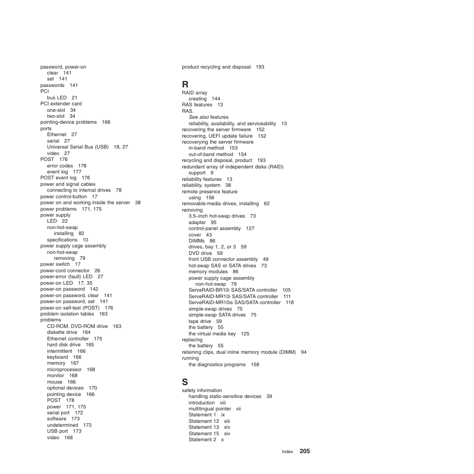 Lenovo ThinkServer TD200 User Manual | Page 223 / 228