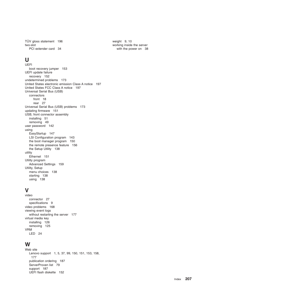 Lenovo ThinkServer TD200 User Manual | Page 225 / 228