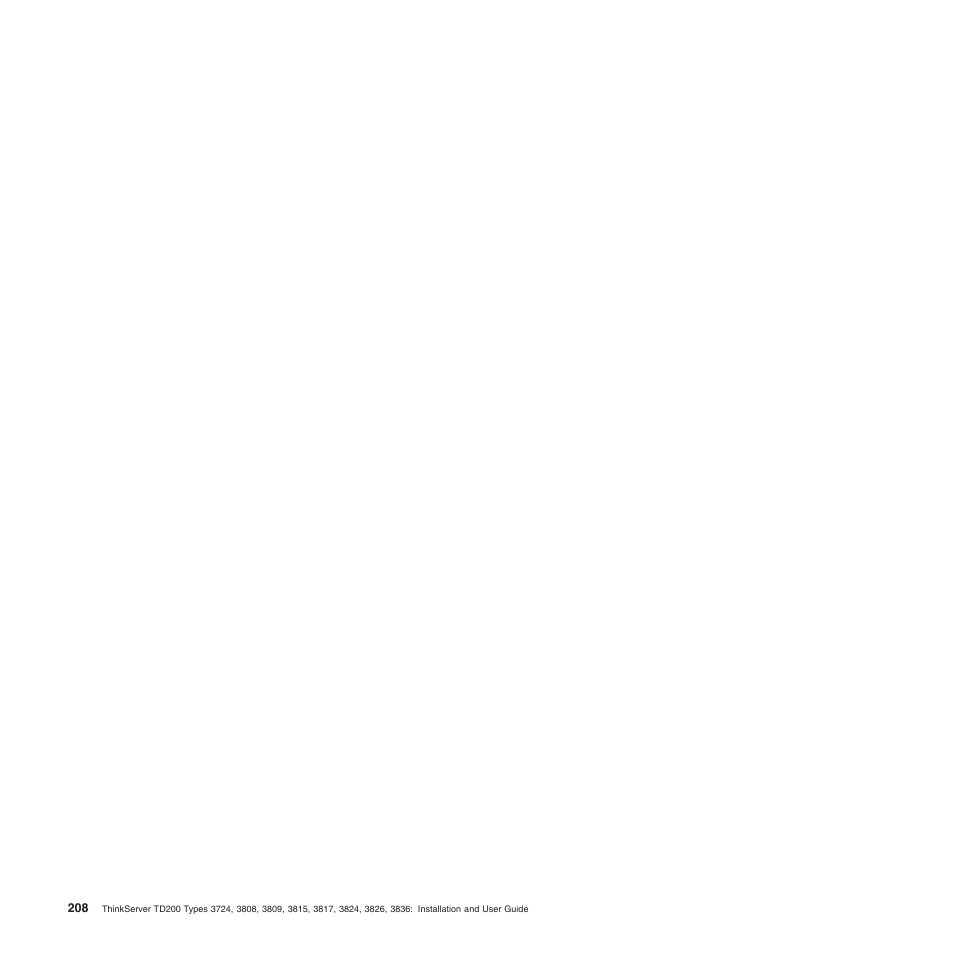 Lenovo ThinkServer TD200 User Manual | Page 226 / 228