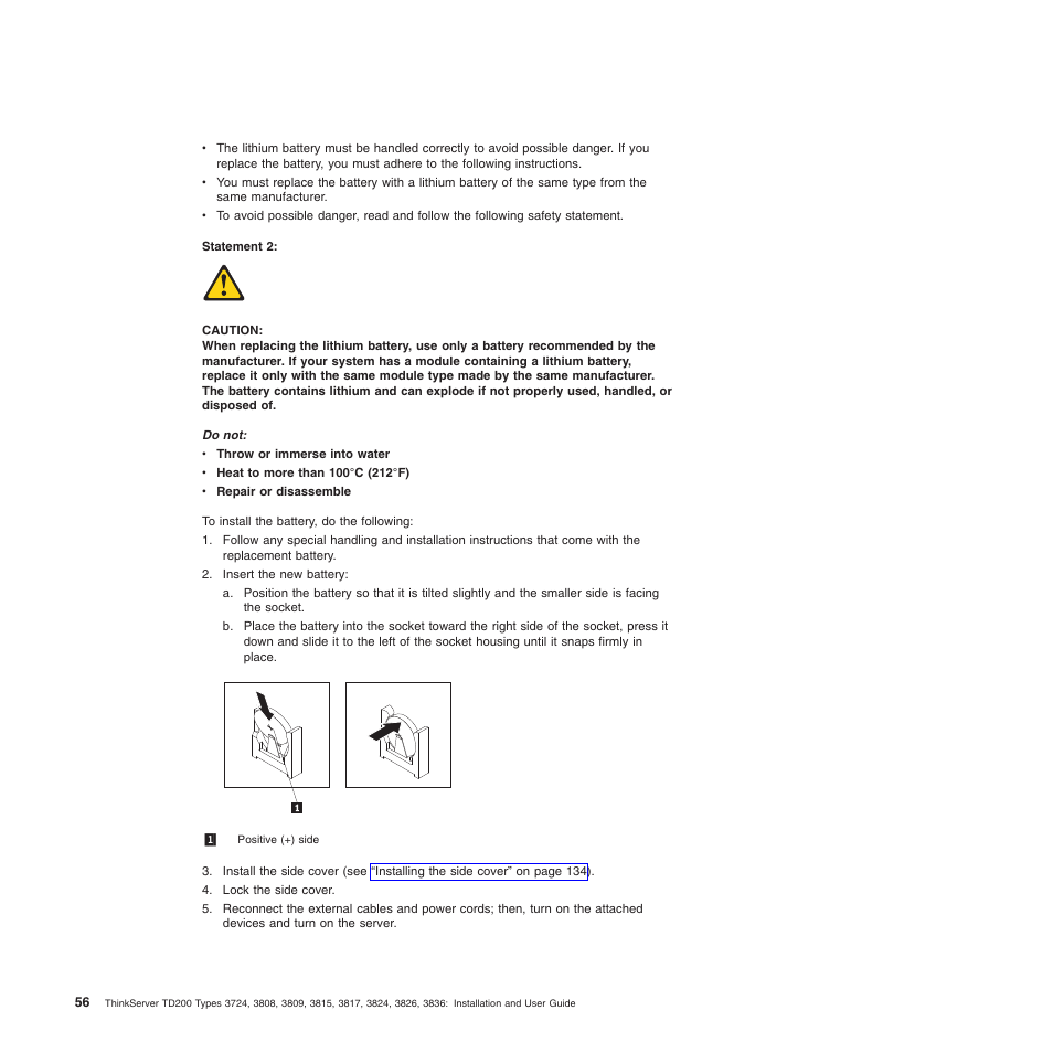 Lenovo ThinkServer TD200 User Manual | Page 74 / 228