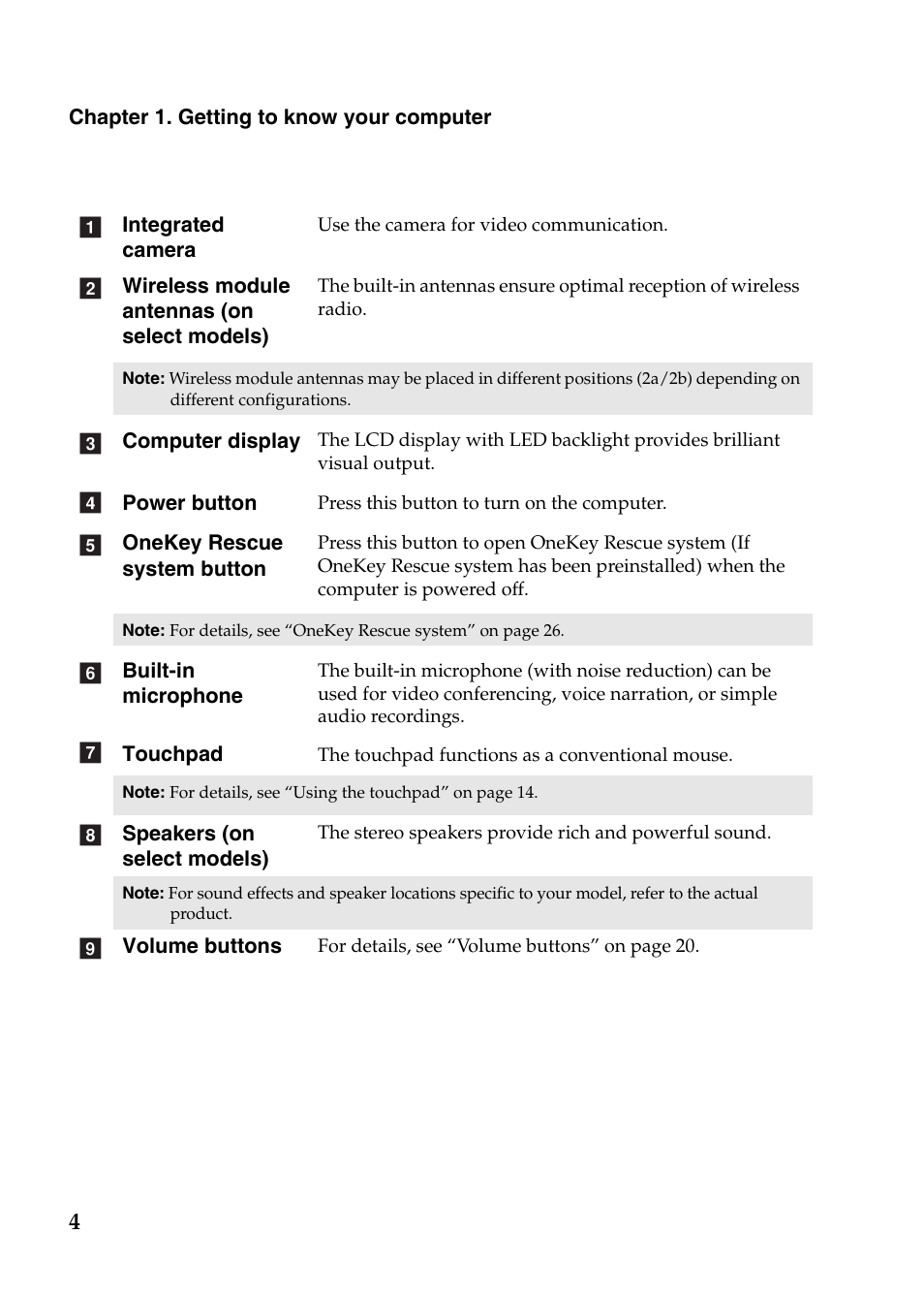 Lenovo IdeaPad N586 User Manual | Page 8 / 49