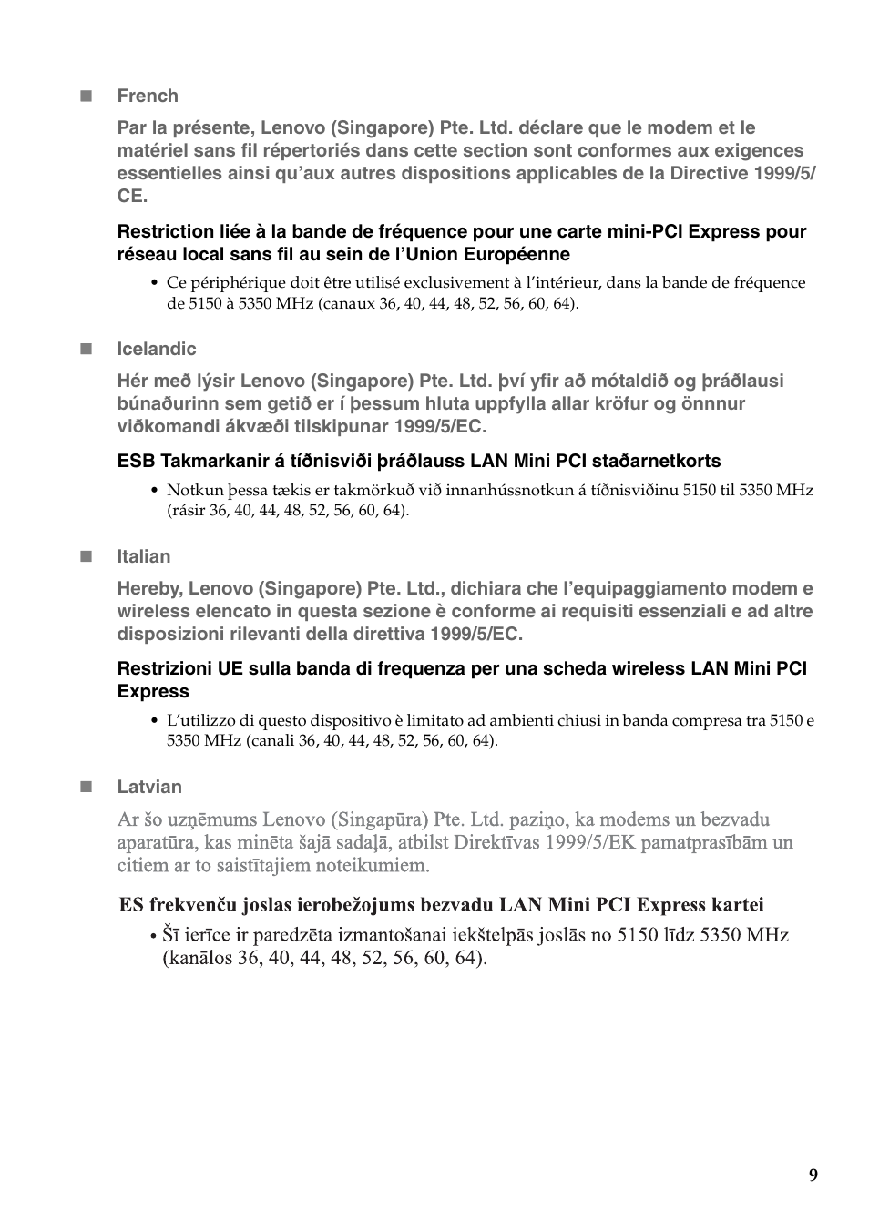 Lenovo IdeaPad U430p Notebook User Manual | Page 10 / 43