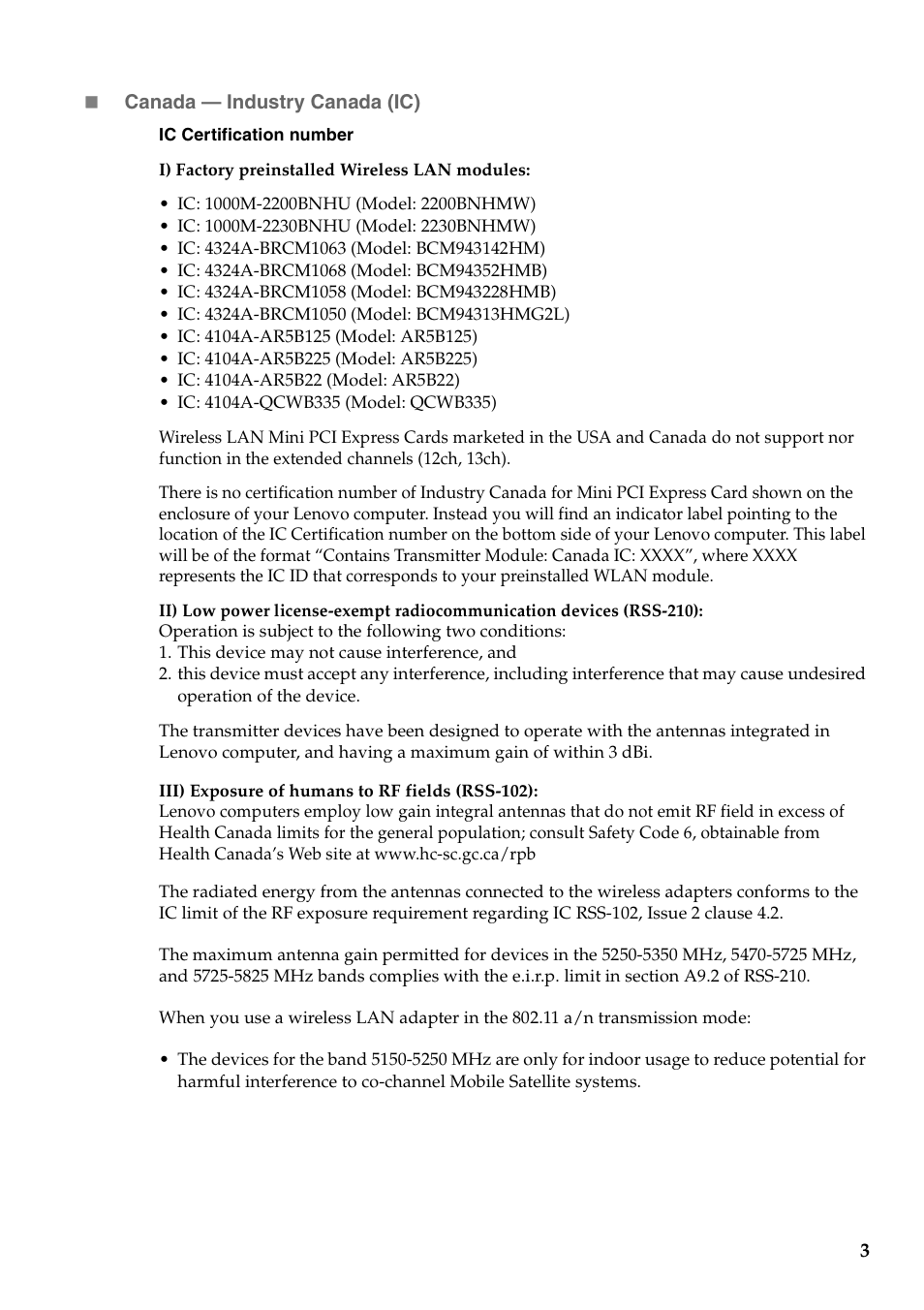 Lenovo IdeaPad U430p Notebook User Manual | Page 3 / 43
