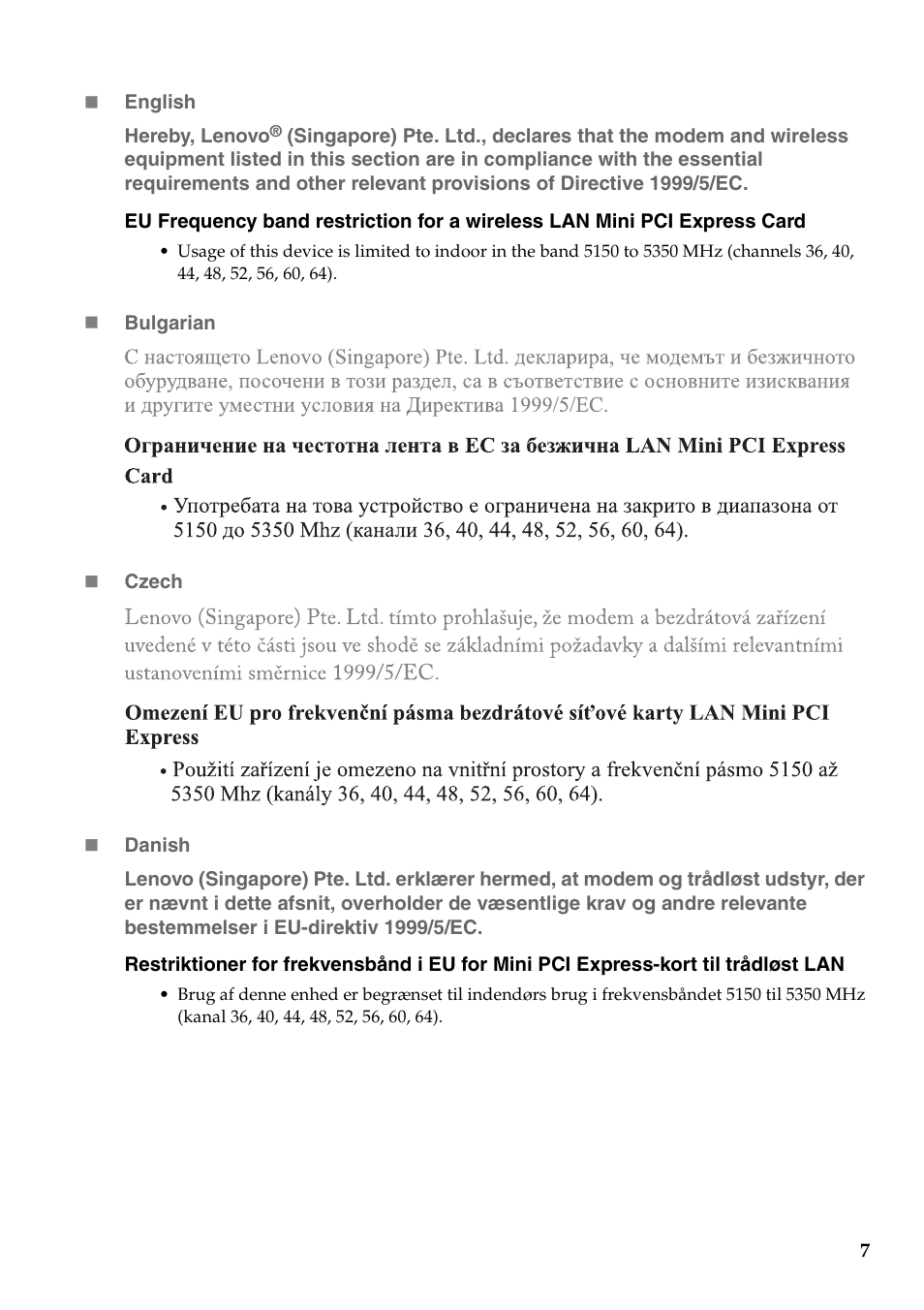 Lenovo IdeaPad U430p Notebook User Manual | Page 8 / 43