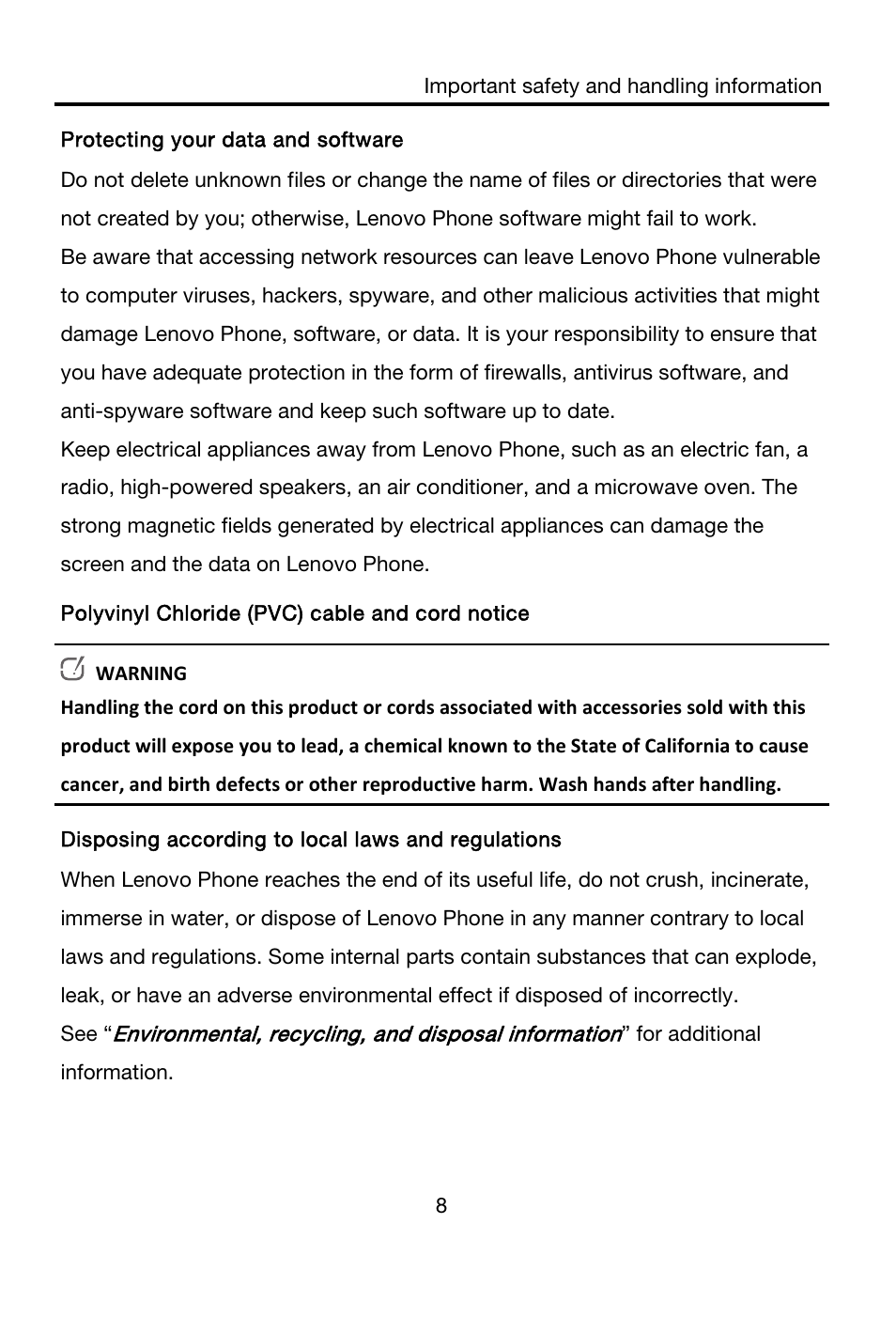 Lenovo A680 Smartphone User Manual | Page 10 / 21