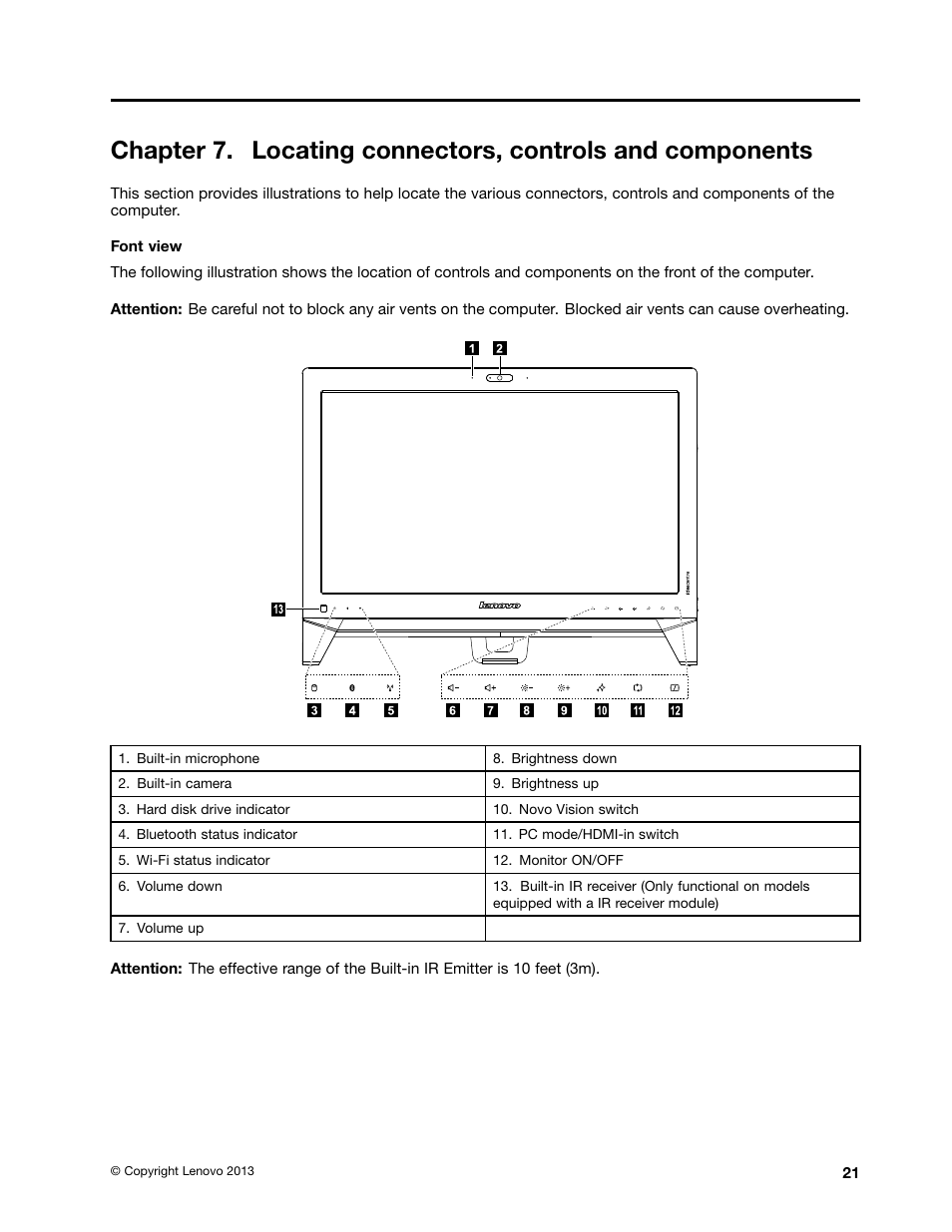 Lenovo IdeaCentre B550 All-in-One User Manual | Page 27 / 69