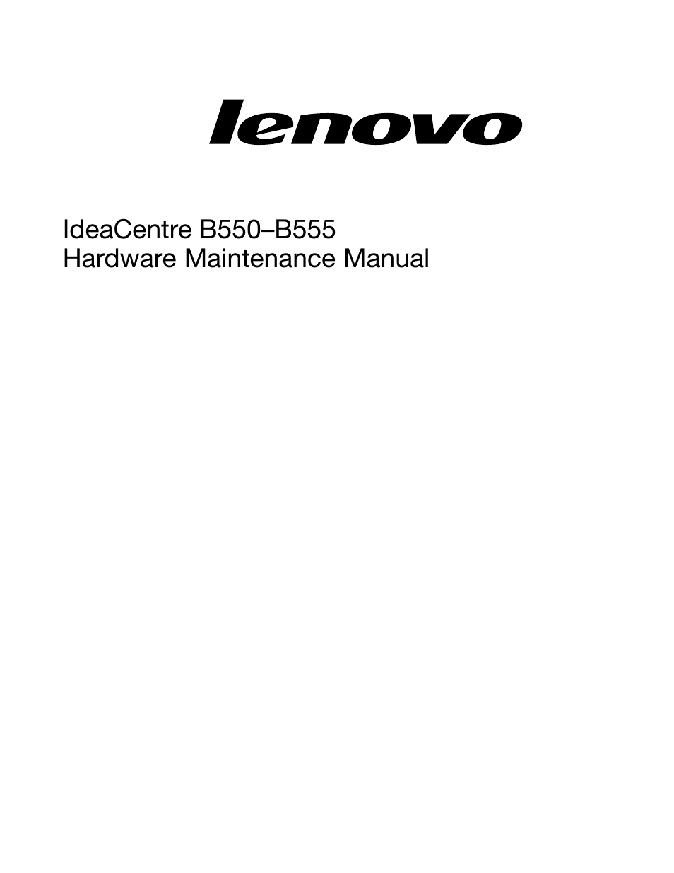 Lenovo IdeaCentre B550 All-in-One User Manual | Page 3 / 69