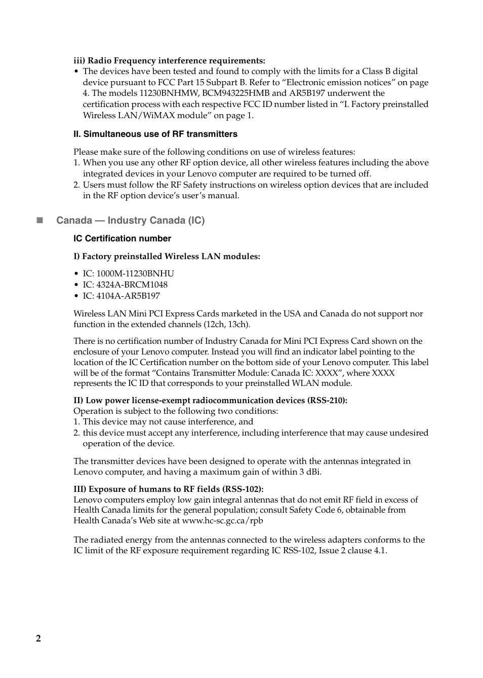 Lenovo IdeaPad U300e User Manual | Page 3 / 21