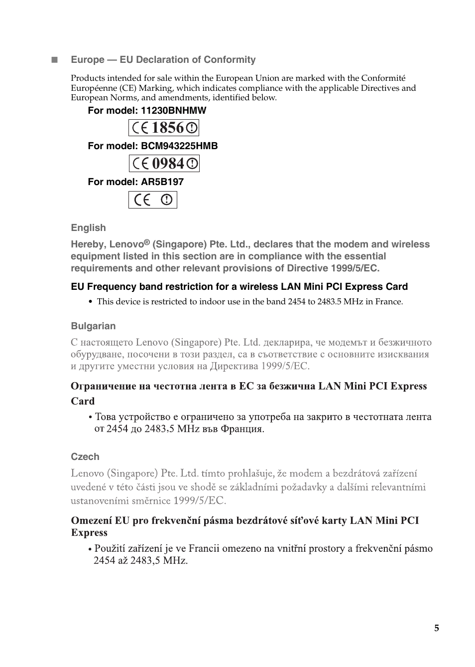 Lenovo IdeaPad U300e User Manual | Page 6 / 21