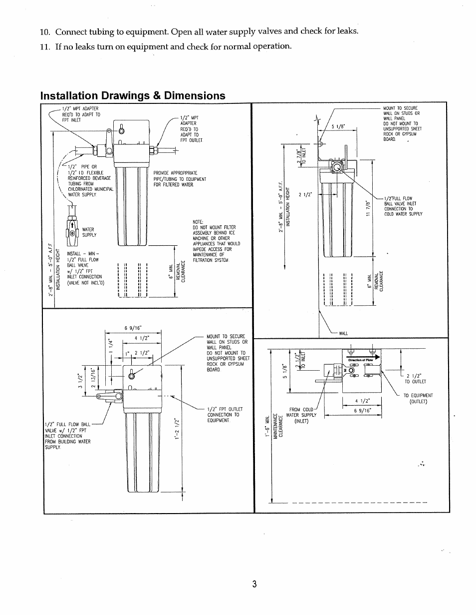 Installation drawings & dimensions | Amerec ASX100 User Manual | Page 3 / 5