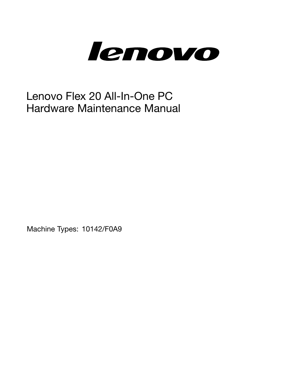 Lenovo Flex 20 All-in-One IdeaCentre User Manual | Page 3 / 61