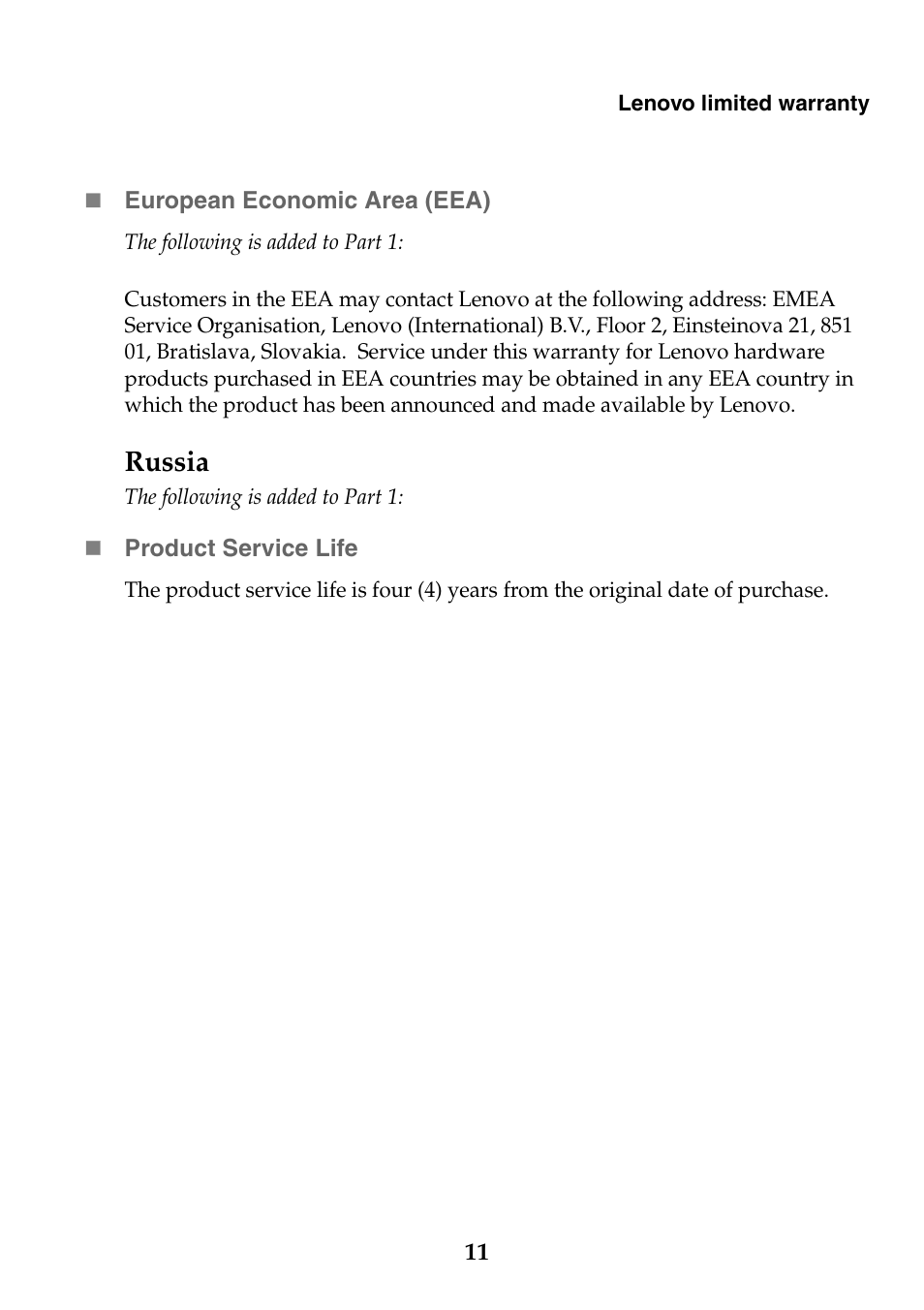 Russia | Lenovo IdeaPad U310 User Manual | Page 11 / 24