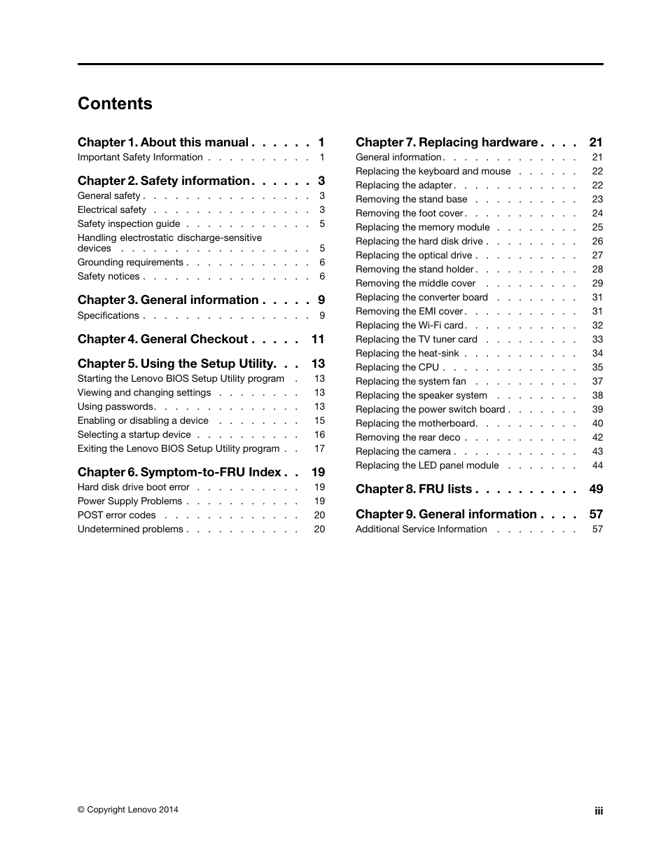 Lenovo B40-30 All-in-One User Manual | Page 5 / 63