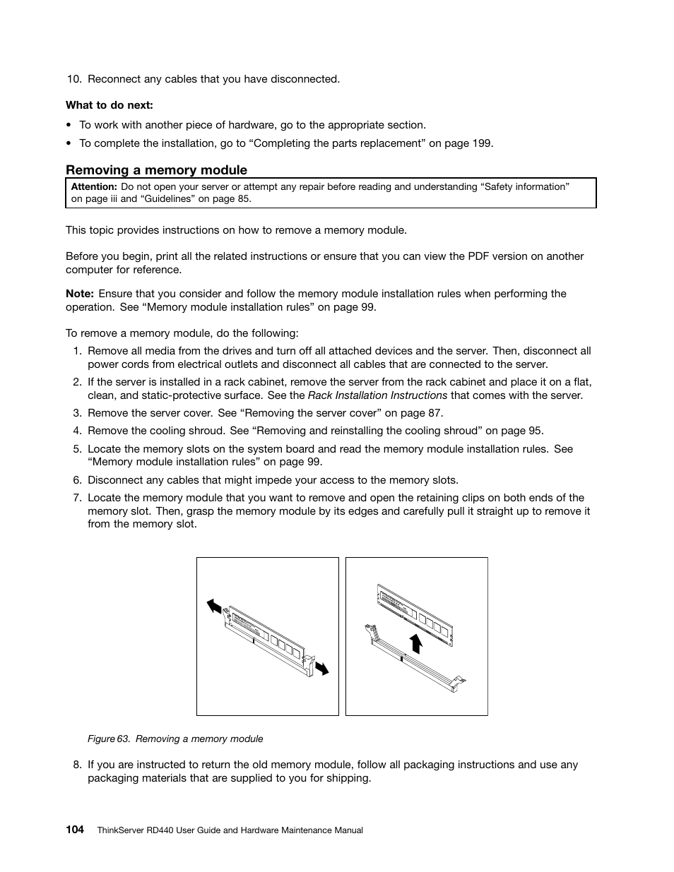 Lenovo ThinkServer RD440 User Manual | Page 116 / 240