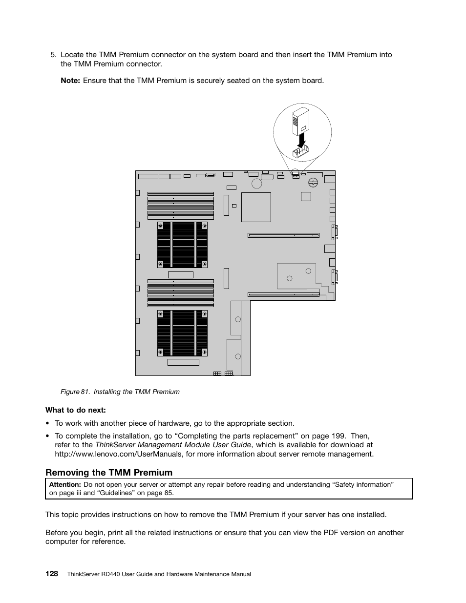 Lenovo ThinkServer RD440 User Manual | Page 140 / 240