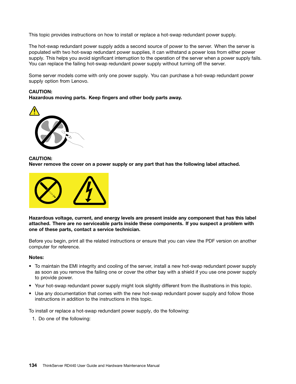 Lenovo ThinkServer RD440 User Manual | Page 146 / 240