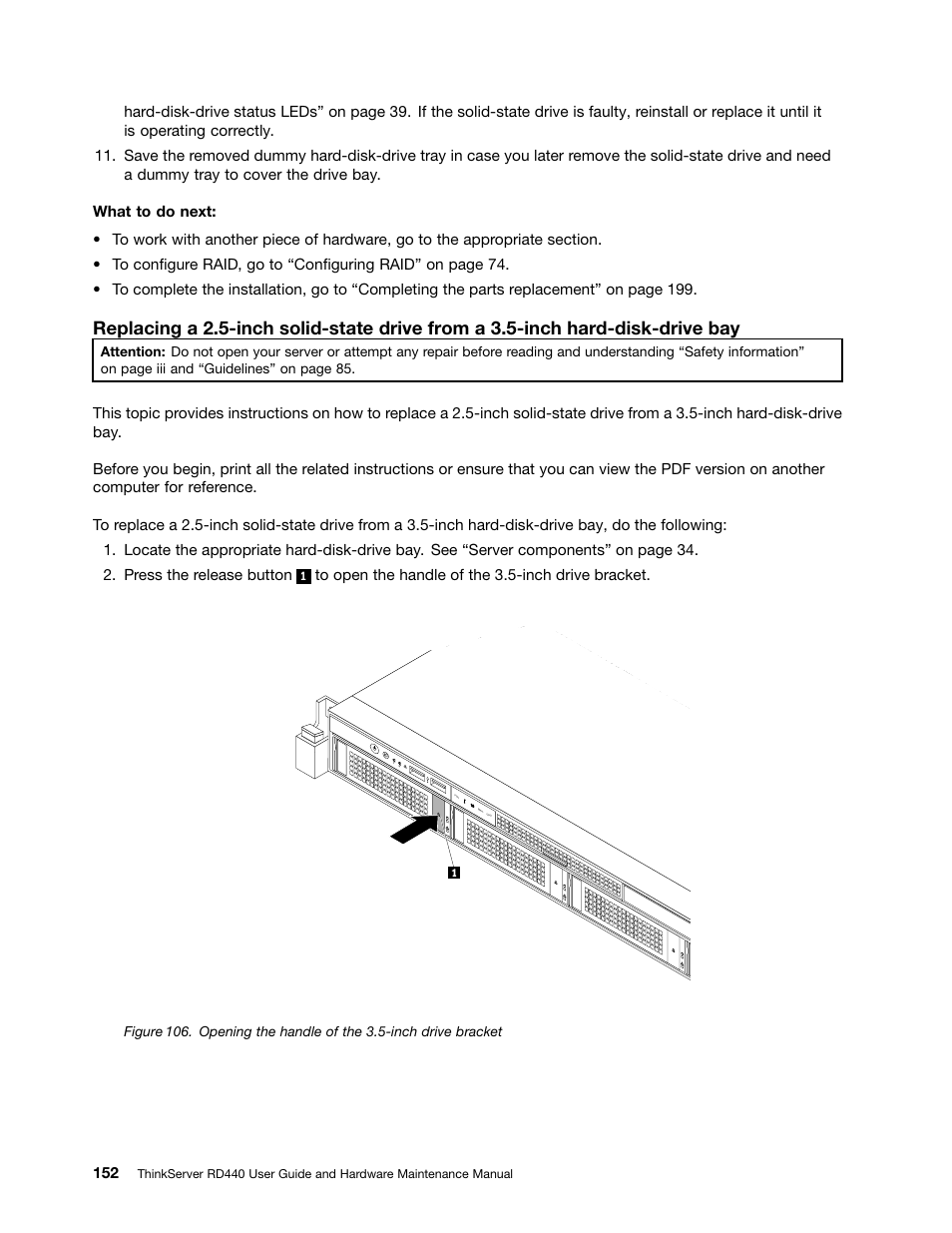 Lenovo ThinkServer RD440 User Manual | Page 164 / 240