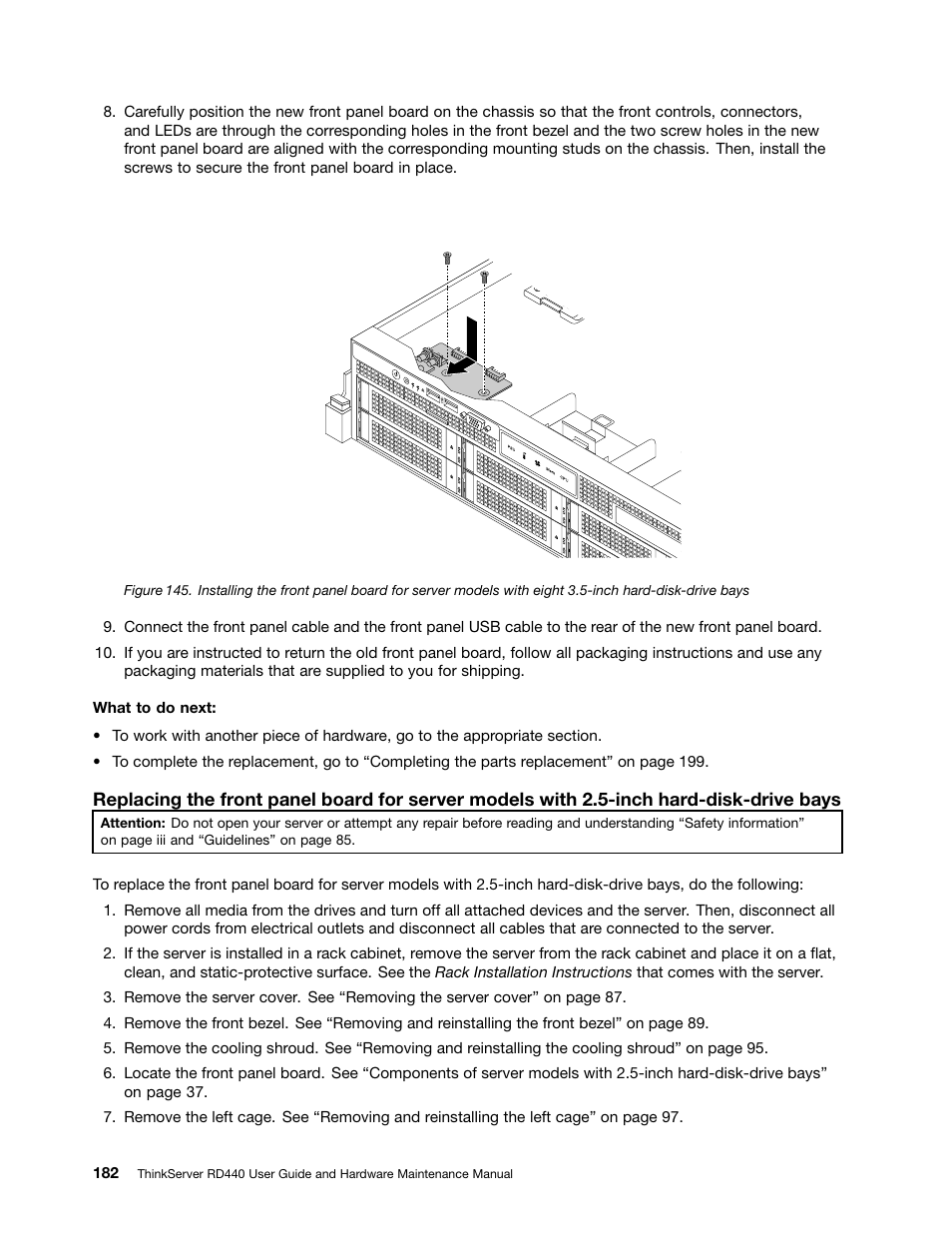 Lenovo ThinkServer RD440 User Manual | Page 194 / 240