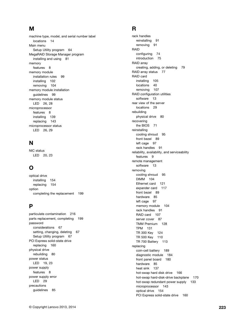 Lenovo ThinkServer RD440 User Manual | Page 235 / 240