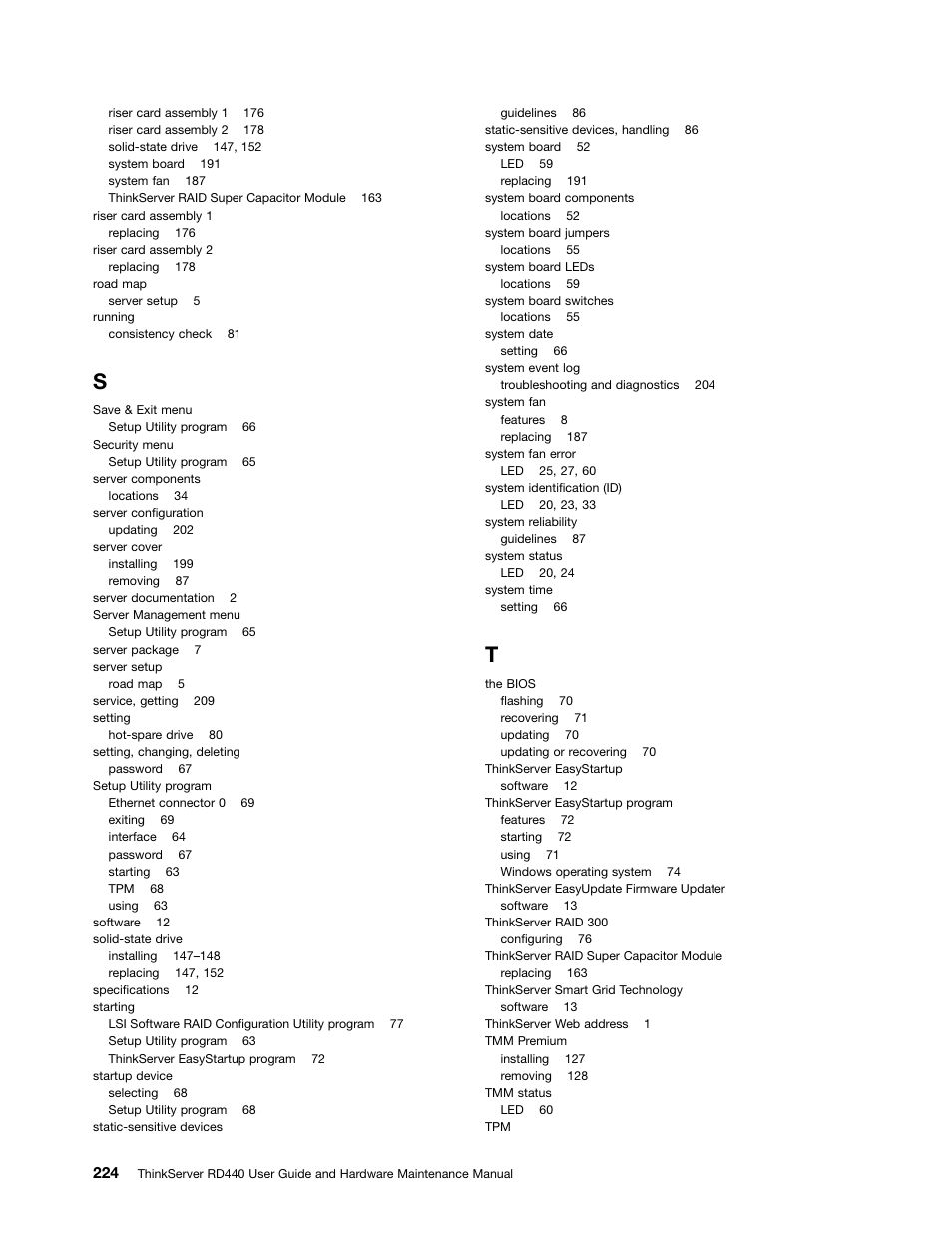 Lenovo ThinkServer RD440 User Manual | Page 236 / 240