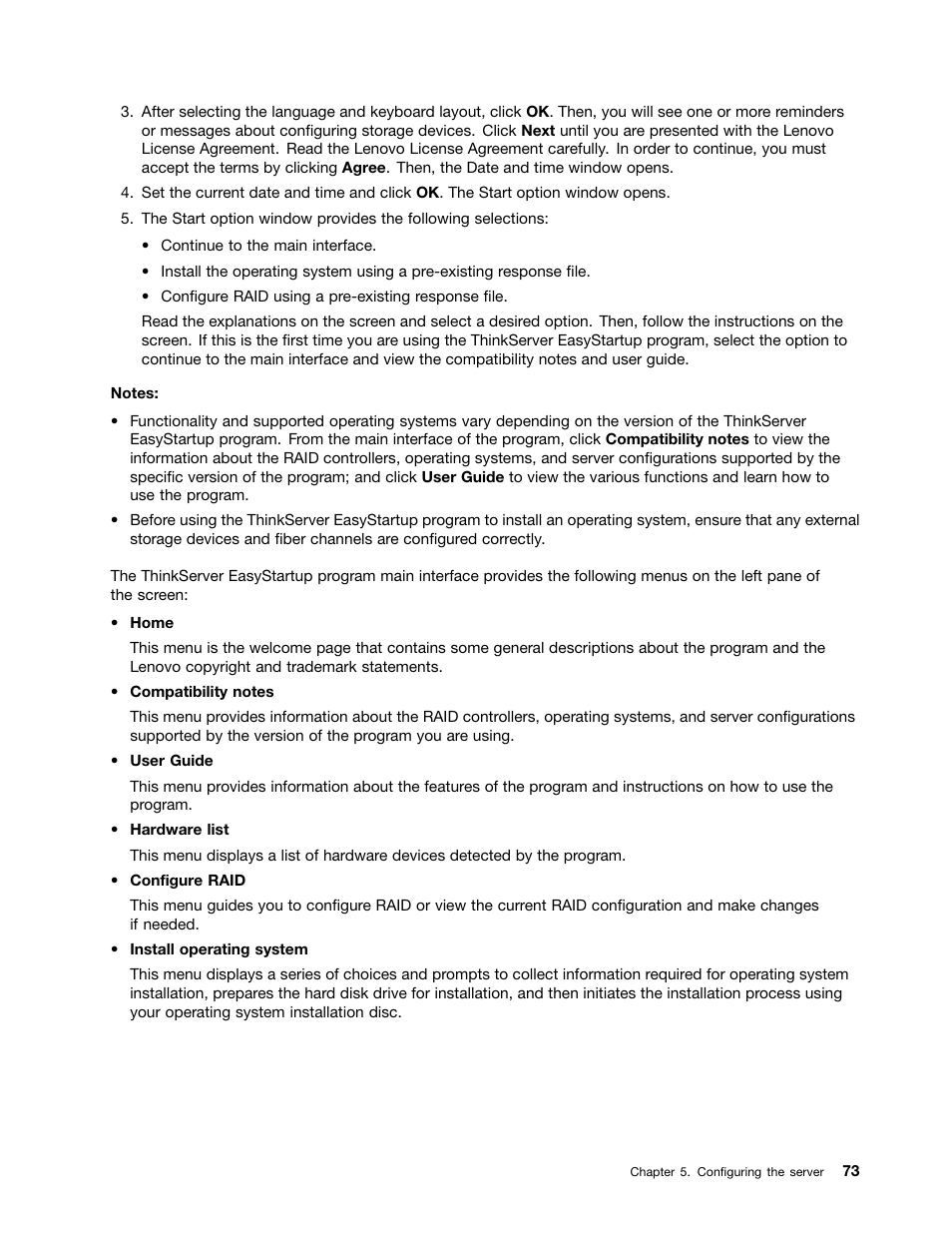 Lenovo ThinkServer RD440 User Manual | Page 85 / 240