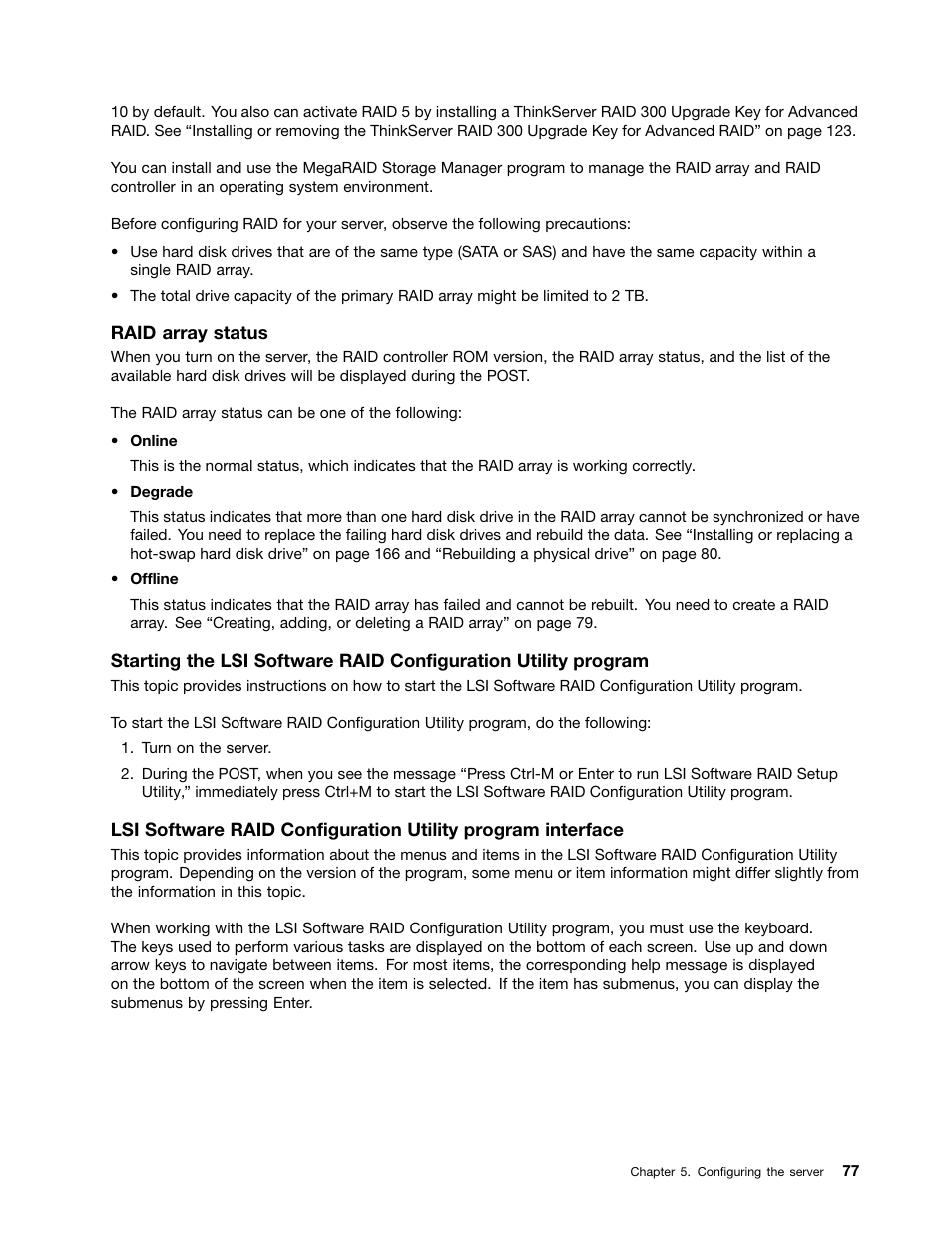 Lenovo ThinkServer RD440 User Manual | Page 89 / 240