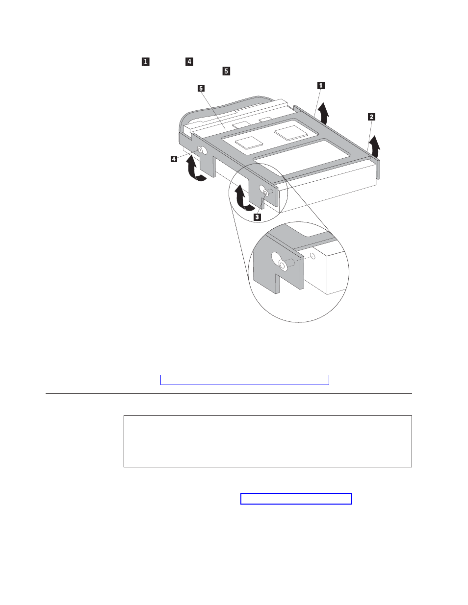 Replacing an optical drive, Replacing, Optical | Drive | Lenovo ThinkCentre M55e User Manual | Page 26 / 44