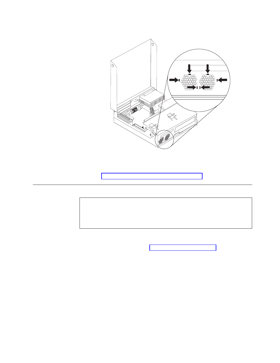 Replacing the internal speaker, Replacing, Internal | Speaker | Lenovo ThinkCentre M55e User Manual | Page 35 / 44