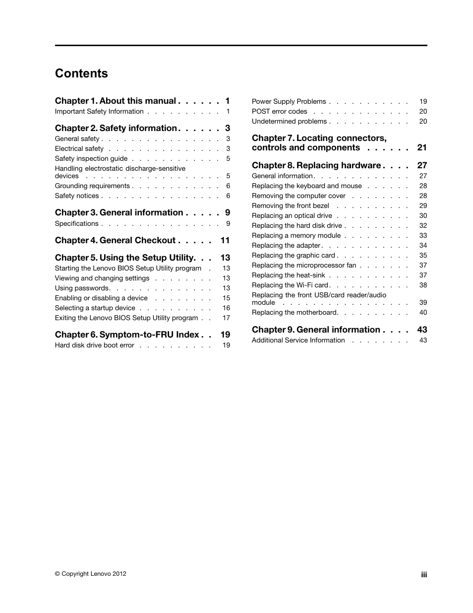 Lenovo H505s Desktop User Manual | Page 5 / 49