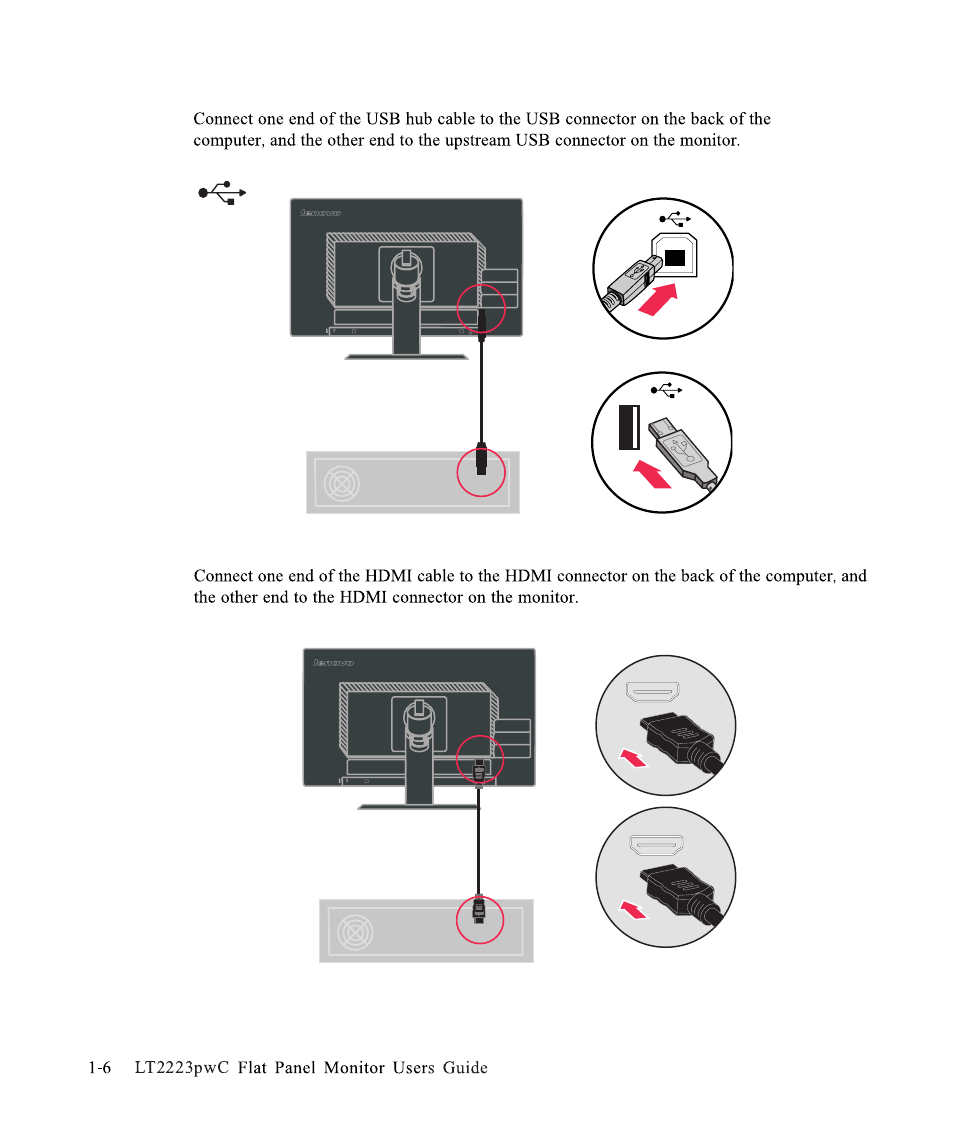 Lenovo ThinkVision LT2223p 21.5in LCD Monitor User Manual | Page 10 / 41