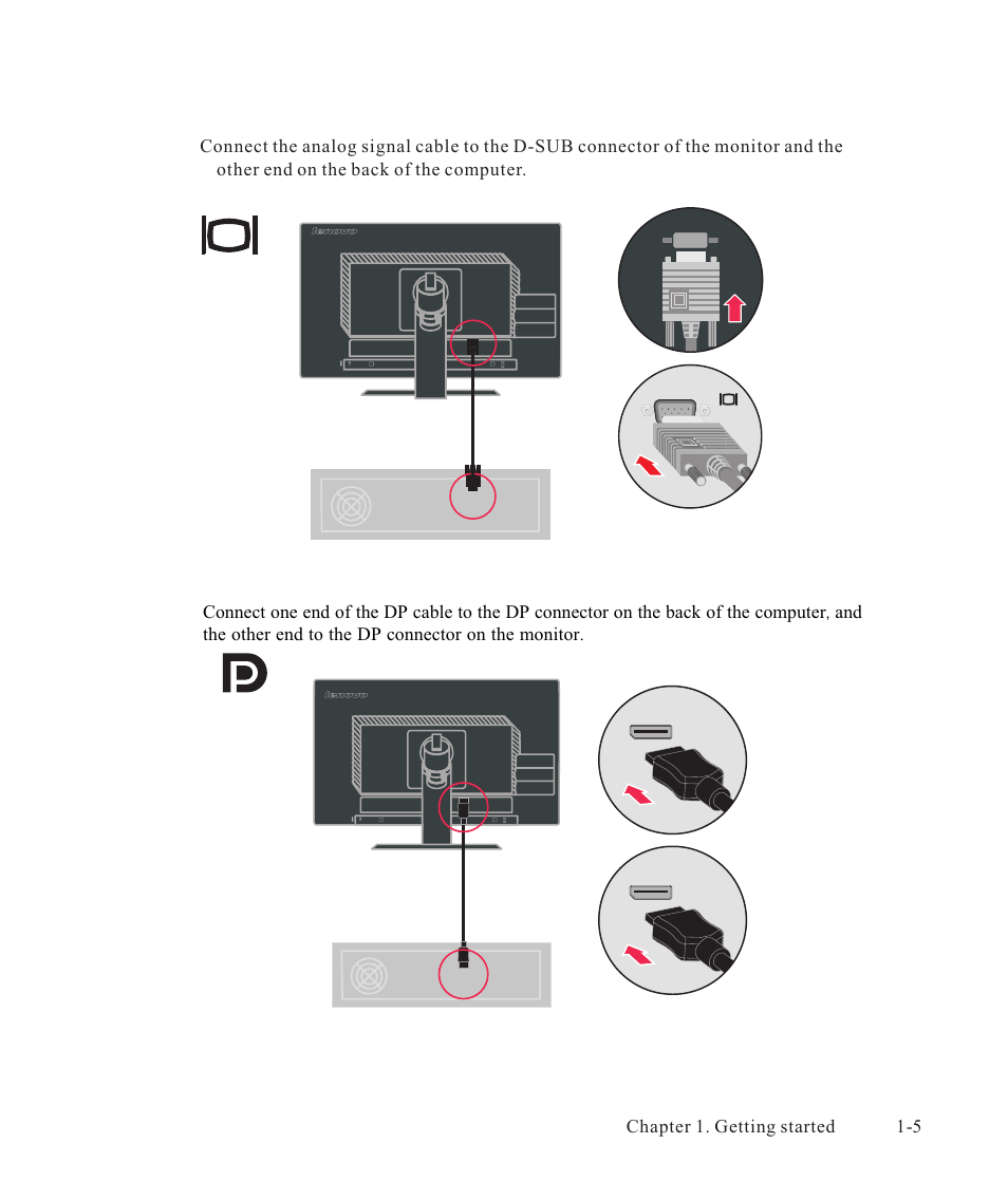 Lenovo ThinkVision LT2223p 21.5in LCD Monitor User Manual | Page 9 / 41