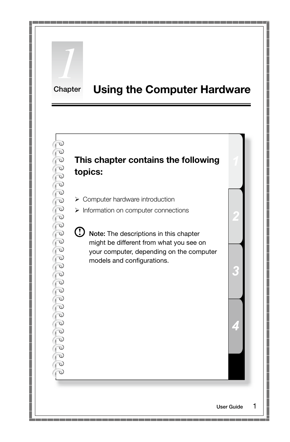 Using the computer hardware | Lenovo IdeaCentre K315 User Manual | Page 6 / 39