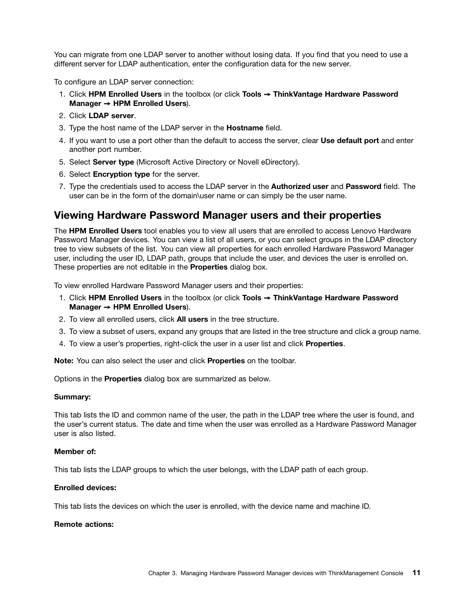 Lenovo ThinkVantage (Hardware Password Manager Deployment Guide) User Manual | Page 19 / 60