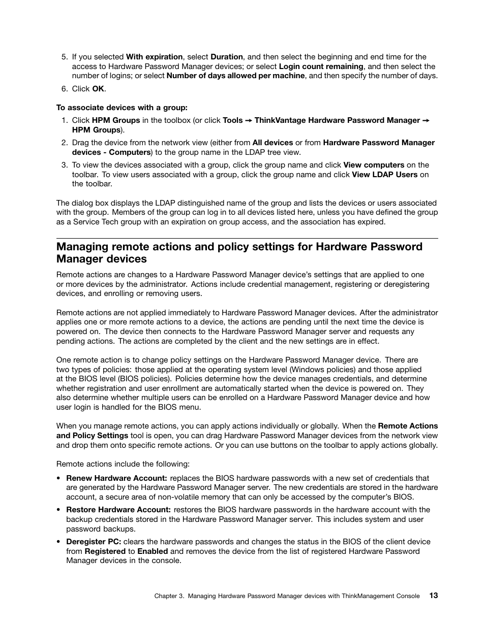 Lenovo ThinkVantage (Hardware Password Manager Deployment Guide) User Manual | Page 21 / 60