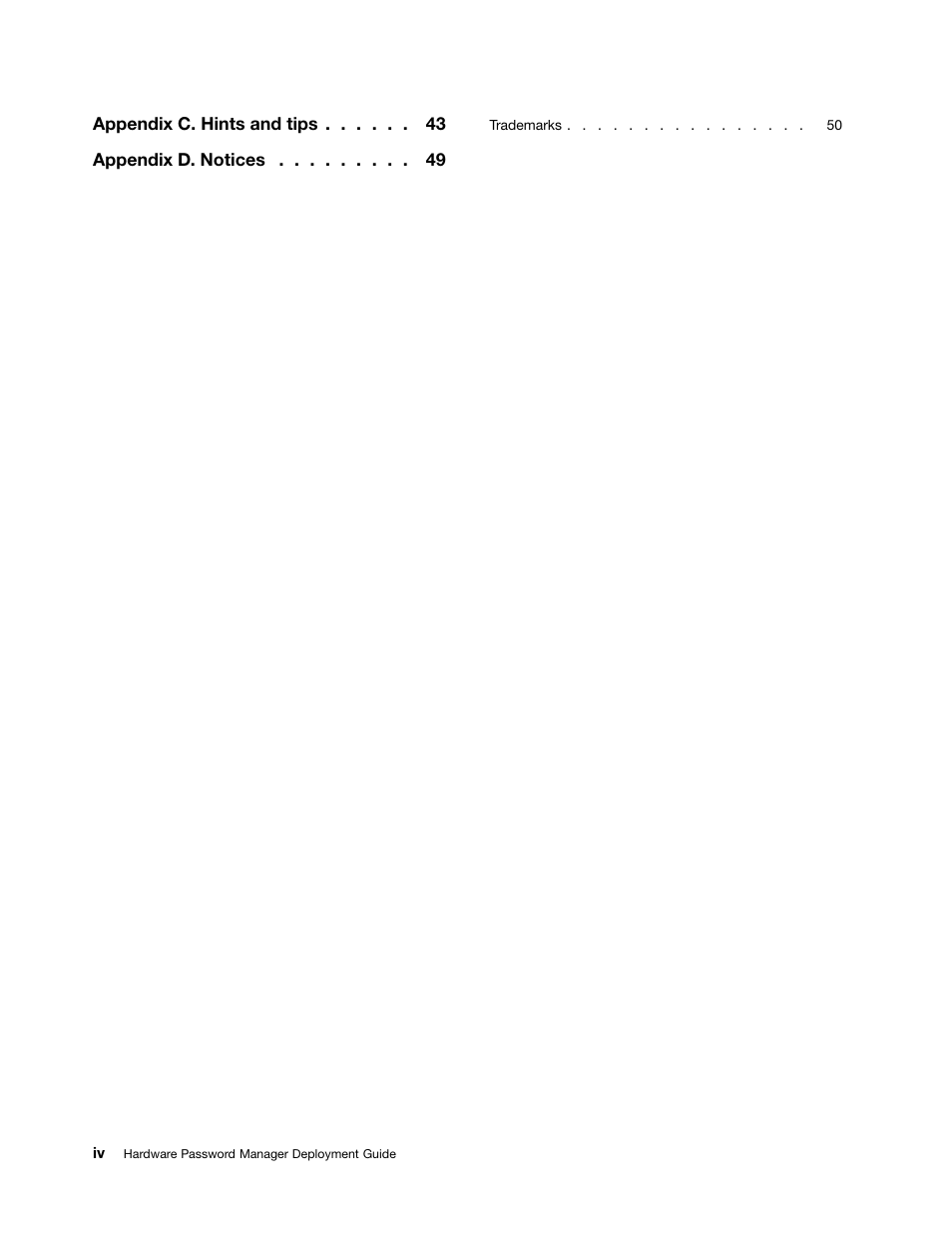 Lenovo ThinkVantage (Hardware Password Manager Deployment Guide) User Manual | Page 6 / 60