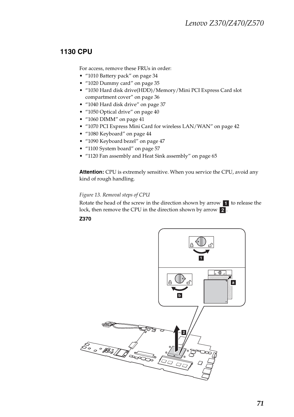 1130 cpu | Lenovo IdeaPad Z570 User Manual | Page 75 / 120