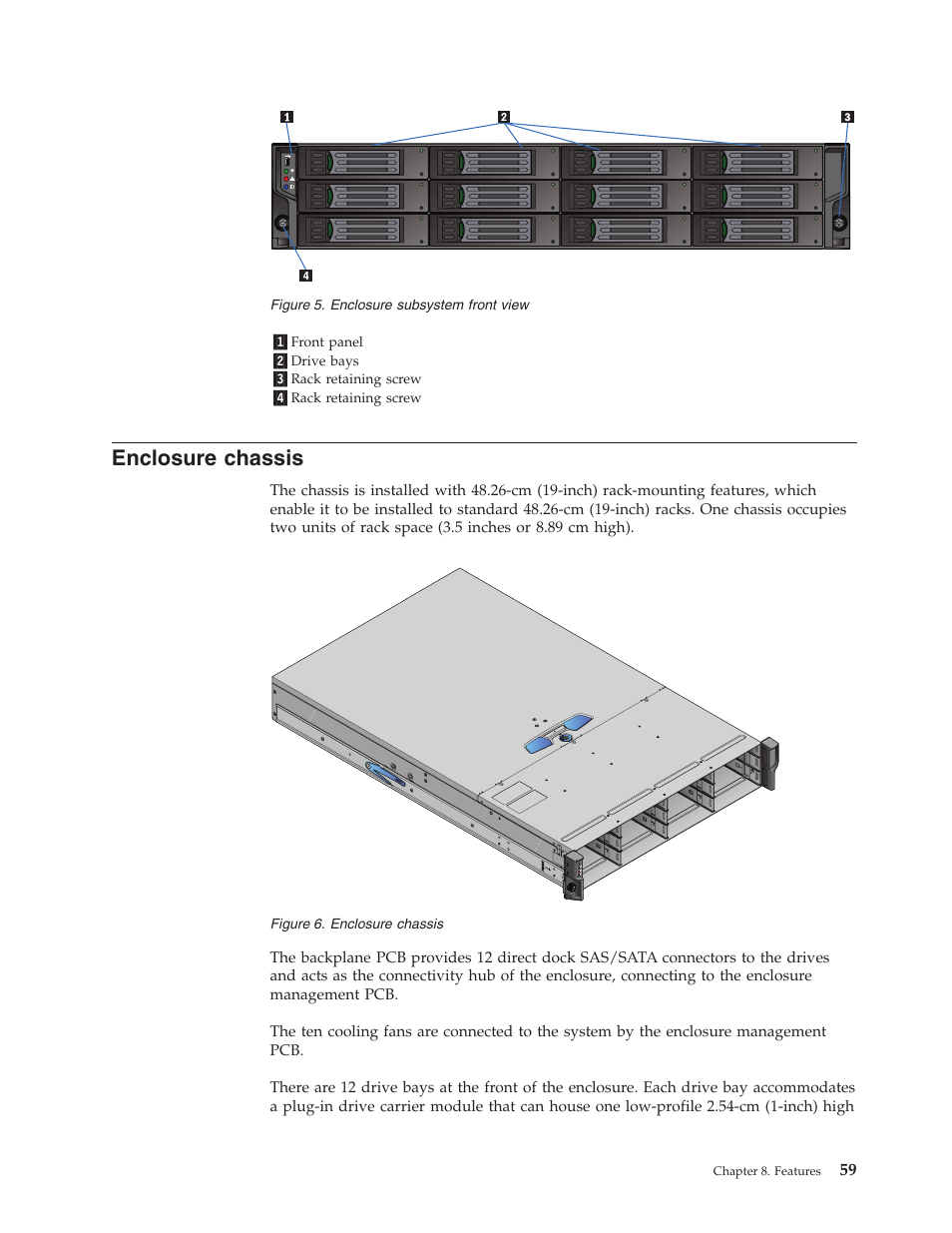 Enclosure chassis, Enclosure, Chassis | Lenovo Secure Managed Client User Manual | Page 65 / 100