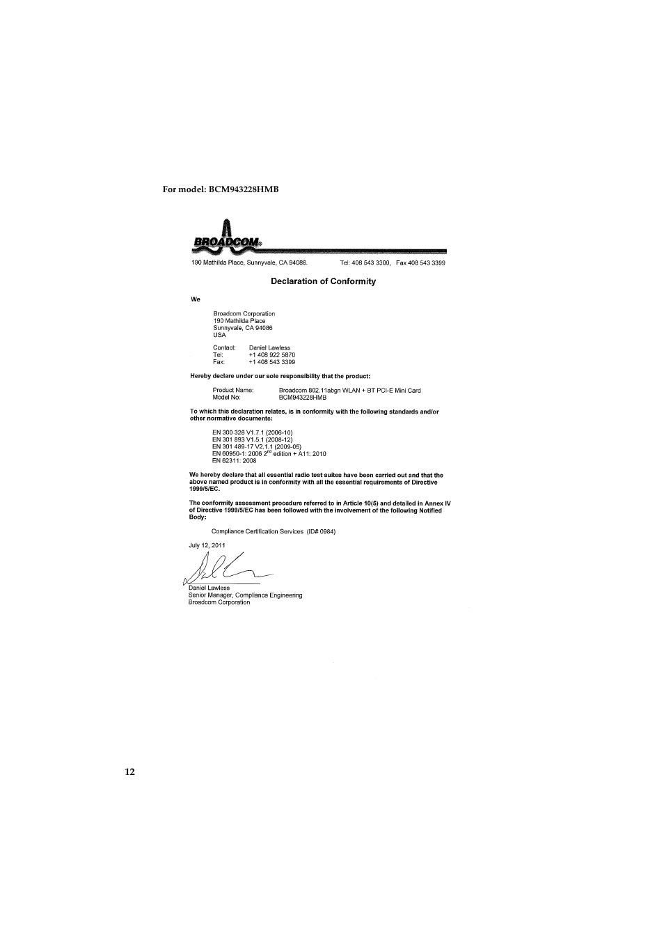Lenovo IdeaPad Y410p Notebook User Manual | Page 13 / 19