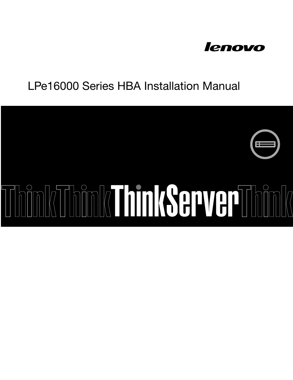 Lenovo ThinkServer TD340 User Manual | 28 pages