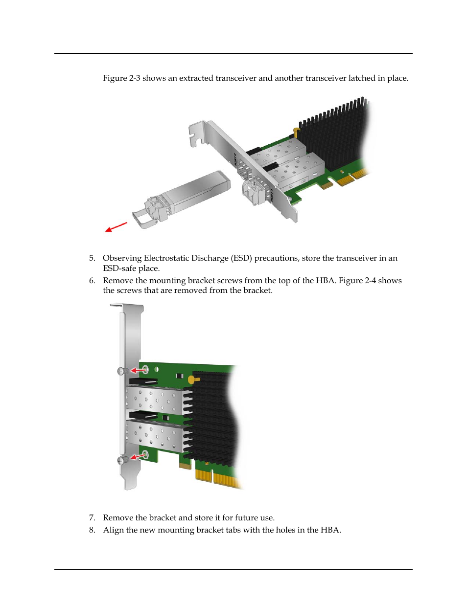 Figure 2-3 removing a, Figure 2-4 removing the br | Lenovo ThinkServer TD340 User Manual | Page 11 / 28