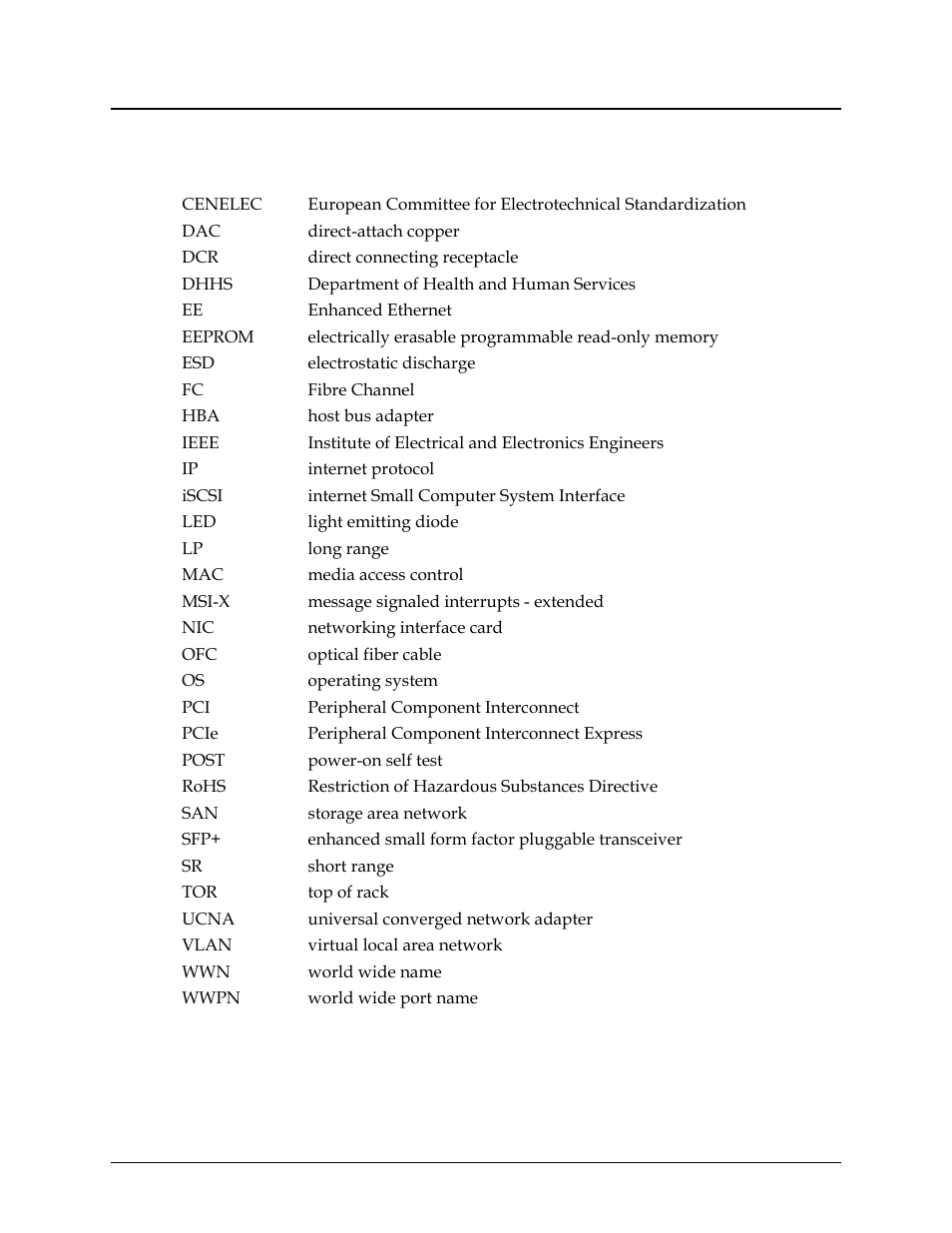 Abbreviations | Lenovo ThinkServer TD340 User Manual | Page 25 / 28