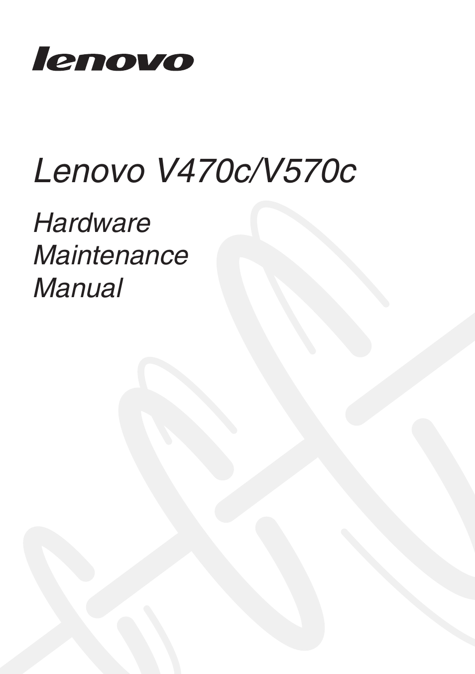 Lenovo V470c Notebook User Manual | 95 pages